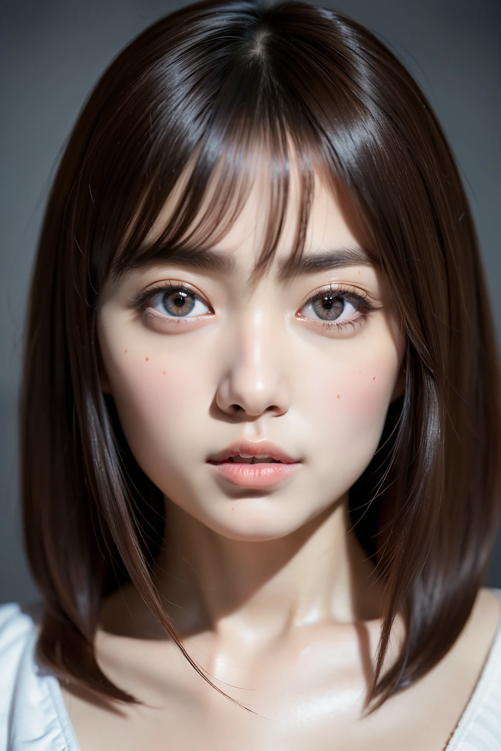 (Best quality, 8k, 32k, Masterpiece, UHD:1.2), Japanese (cute) girl, (realistic skin texture), (beautiful big eyes:1.2), (perfect face),Russian,