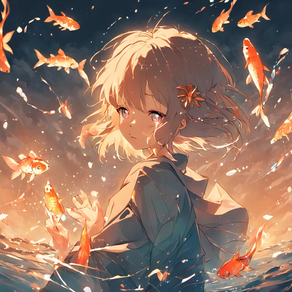 komono,Summer Day Festival,celebration,Goldfish fishing,sparkler,themoon