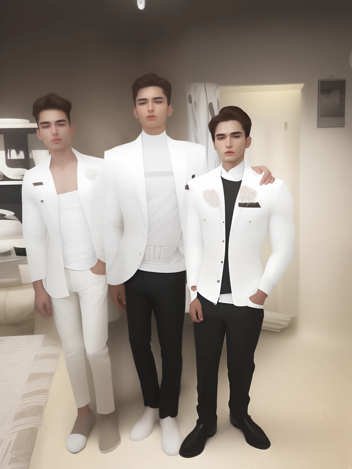 White shirt, luxury background