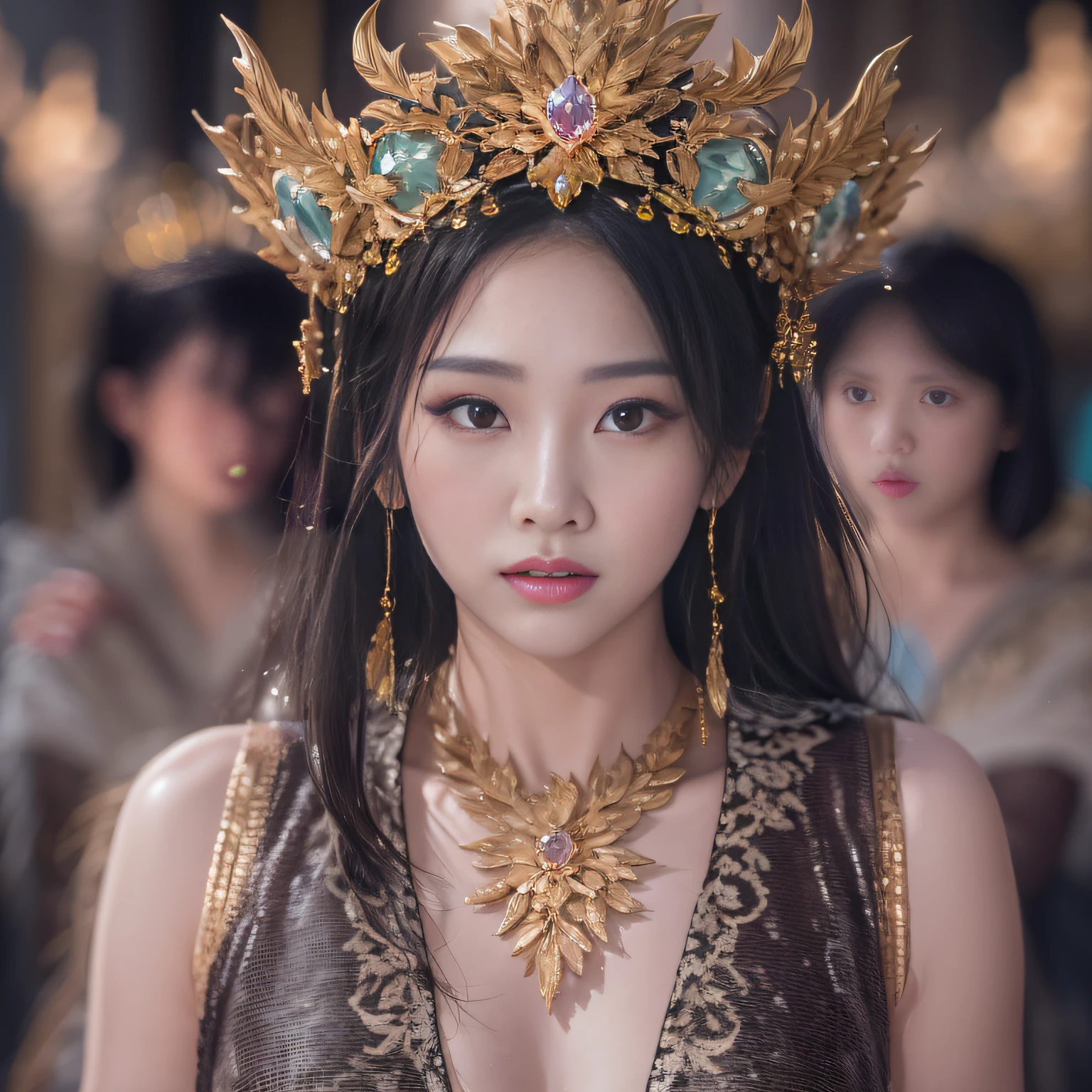 masterpiece, best quality, 1 girl, alone, ((aldult)),(huge breasts), long hair,micro thong,happy, looking at the audience, Dunhuang Mogao Grottoes, (background),(precise、perfect face shape:1.3),(long pointed fingers),ultra high definition,Ray tracing,,reflected light, Correct structure,Award-winning,high detail,Lighten shadow contrast,facial lighting ,Cinema lighting,masterpiece,Super details,high quality,high detail, best quality,16k,high contrast,