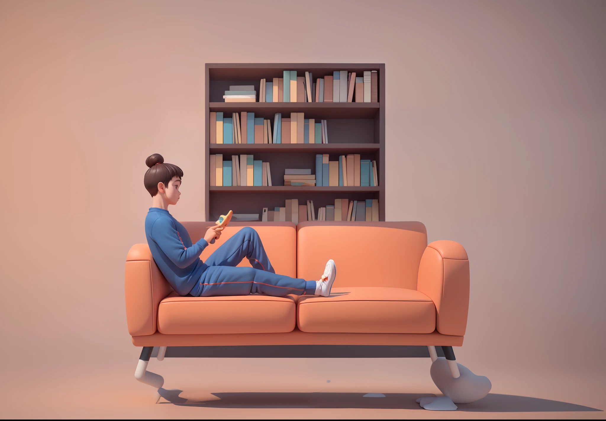 (Pixar 1.23 style) 1 boy ((upper body front, bust shot)), solo, cute ???, brunette, pretty tracksuit, boy, korean child, playground, ((masterpiece, highest quality)), (composite lighting)
