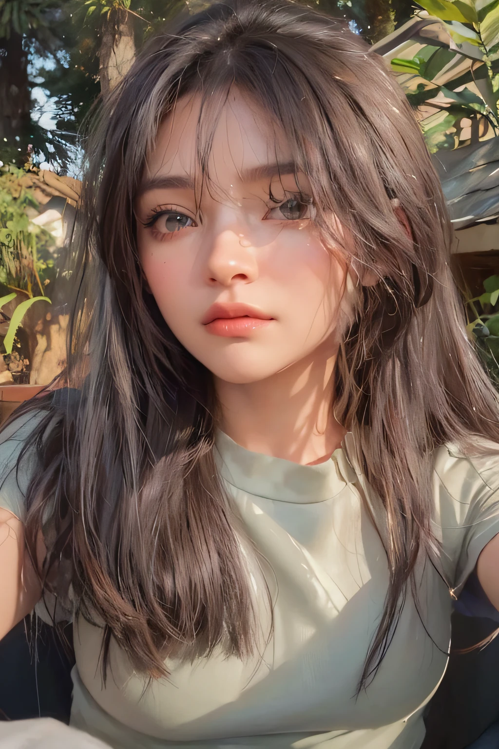 Hyperrealist portrait of female by david hockney and alphonse mucha,fantasy art, photo realistic, dynamic lighting, artstation, poster, volumetric lighting, very detailed faces, 4 k, award winning,, 1girl, in the dark, deep shadow, low key,cowboy shot,(official clothing:1.4) ,long hair,white hair,