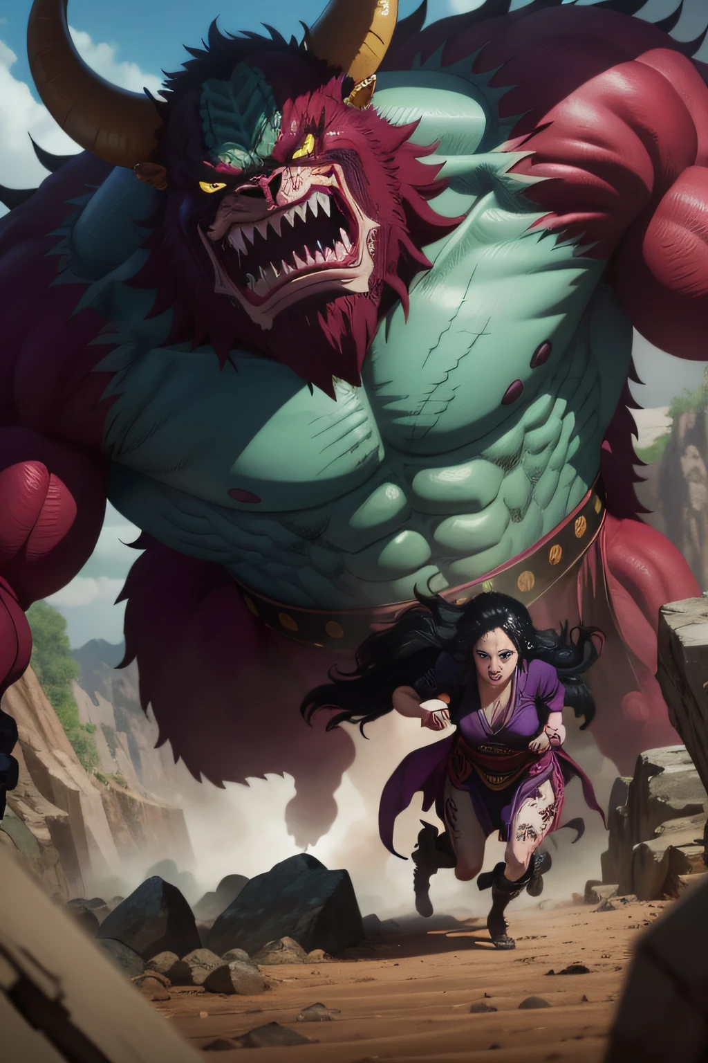 The crowd dispersed in terror,But the mutant beast quickly caught up with a fleeing woman。Seeing this, Li Ming saw this,Without hesitation, he rushed towards the mutant beast,Trying to save the woman。Sin embargo,In a fight,He was knocked to the ground by the mutant beast。The moment before he fell into a coma,He saw the woman being devoured by mutant beasts。