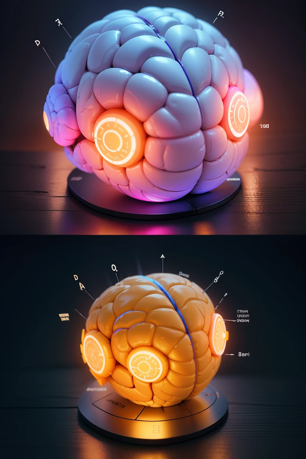Summing Up Your Requirements, here is the optimized Prompt for Stable Diffusion, Taking into account the selected language (russian):
"Detailed three-dimensional brain"