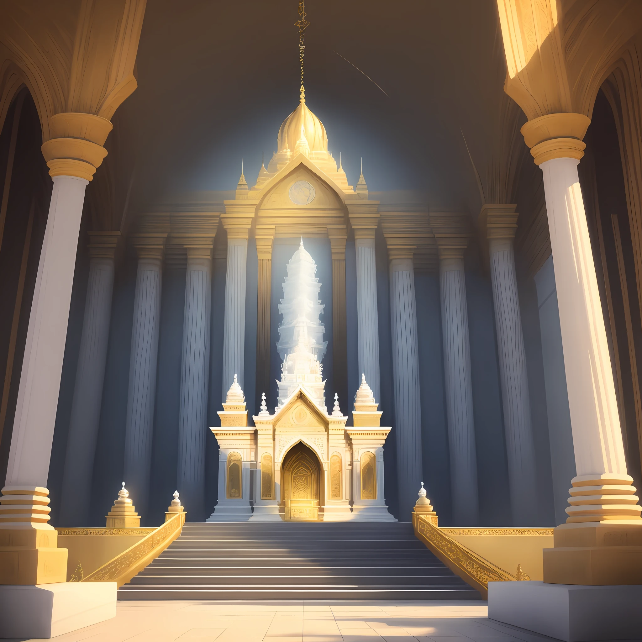 The temple is dreamy and magnificent