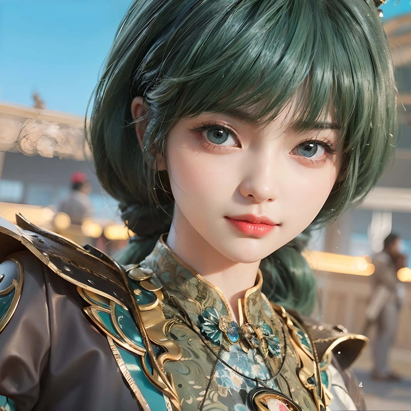 Best Quality, Masterpiece, Close Up of an Oriental Beauty, Need for Beauty, Asian, Dragon, Game CG, Lineage 2 Revolutionary Style, Yun Ling, Close-up Character, Character Close-up, Inspired by Lee Meishu, Character Close-up, Hirase Jinyao, Female Character, Inspired by Lan Ying, Shadow Messenger Movie, (Perfect Face), (Delicate and Beautiful Facial Features), (Beautiful Eyes), (Pointed Nose), Super Fine Face, Delicate Eyes, Double Eyelids, Beautiful Face, (Photo Realistic: 1.3), Cute, Medium Breasts