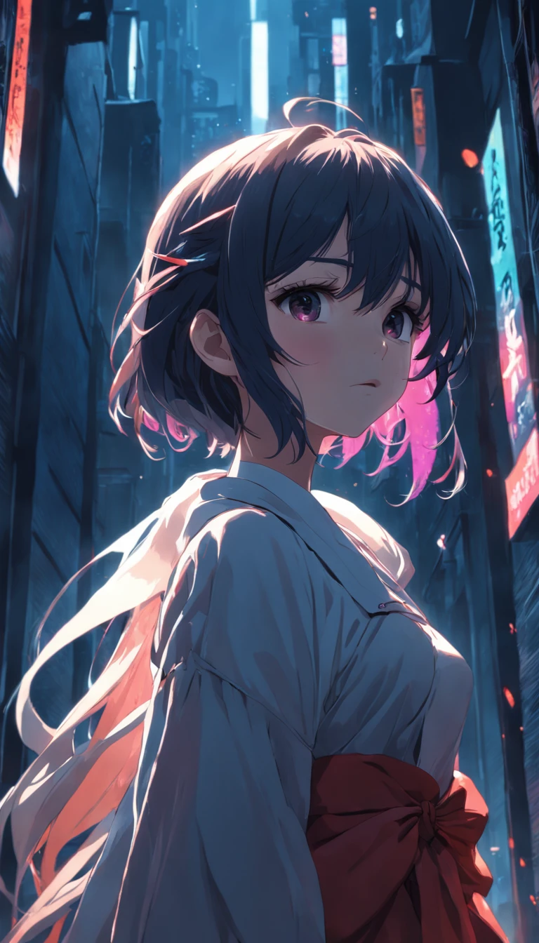 Best quality, masterpiece, ultra high res, (photorealistic:1.4), raw photo, 1girl, offshoulder, in the dark, deep shadow, low key, cold light