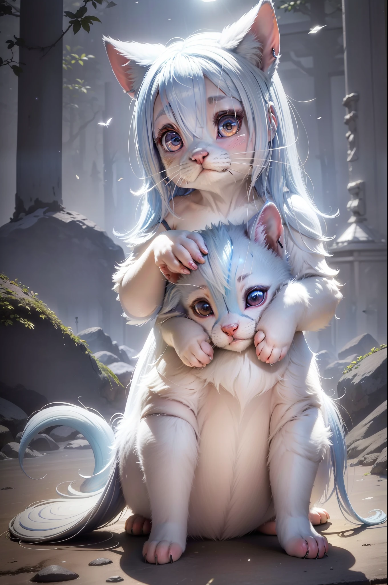 Small animals，adolable，outside，Bright colors，best qualtiy，Many-Layer Textures，Albedo and specular maps,Surface coloring，Accurate simulation of light-material interactions，perfectly proportions,Octane rendering，Two-tone lighting,Wide aperture，Low ISO、White balance、the rule of thirds、8K raw data