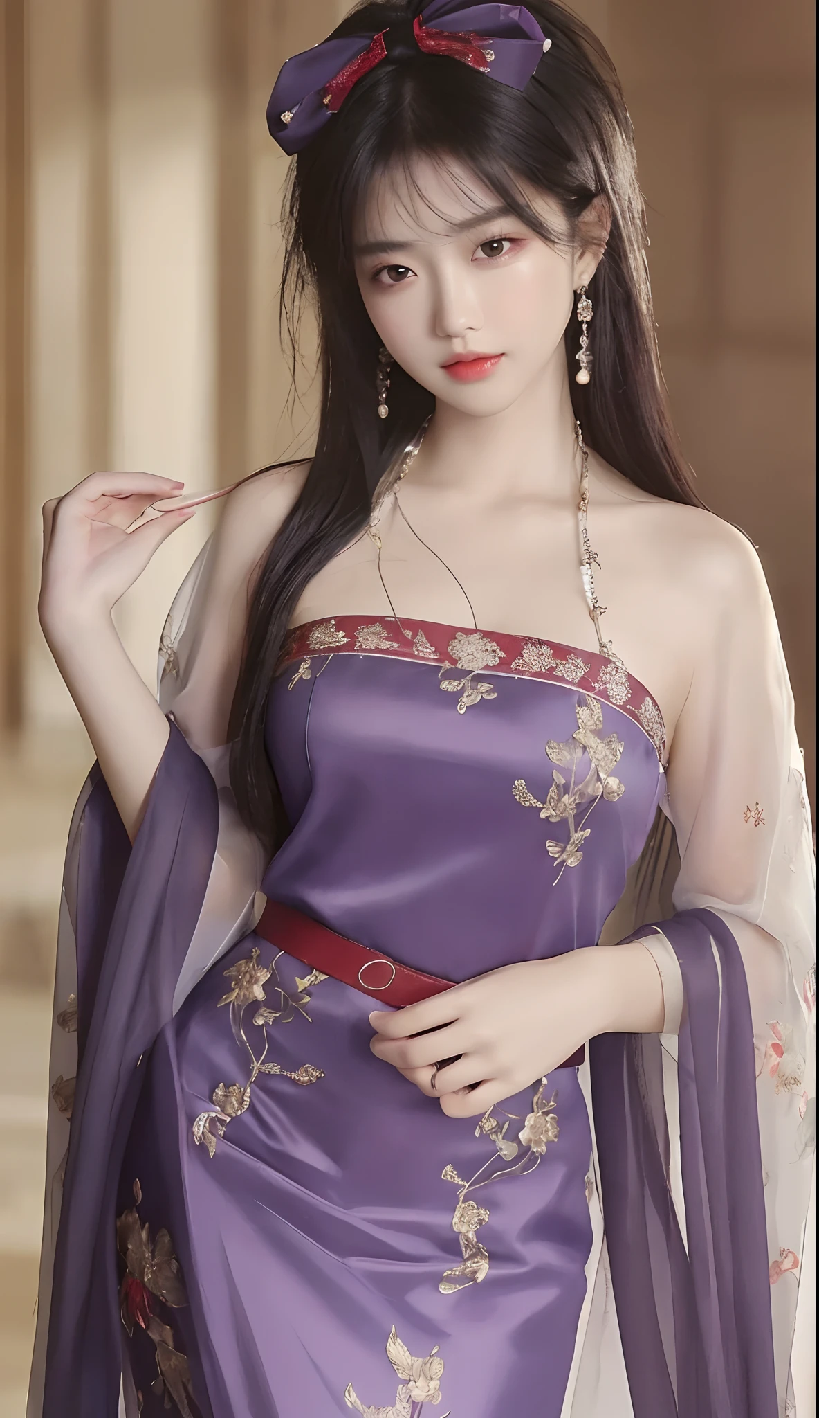 1girl, ((upper body, narrow waist, girl, black hair)), (front view, from front), looking at viewer, Best quality, masterpiece, ultra high res, (photorealistic:1.4), 8k, clean, (incredibly absurdres, ultra-detailed,CG ,unity ,8k wallpaper), (detailed face :1.4),(beautiful detailed eyes :1.2),(detailed hair), light on face, cinematic lighting, perfect face, lips, adult, solo, black businessman suit, white collared shirt, black skirt,(( wheaten skin, real skin))