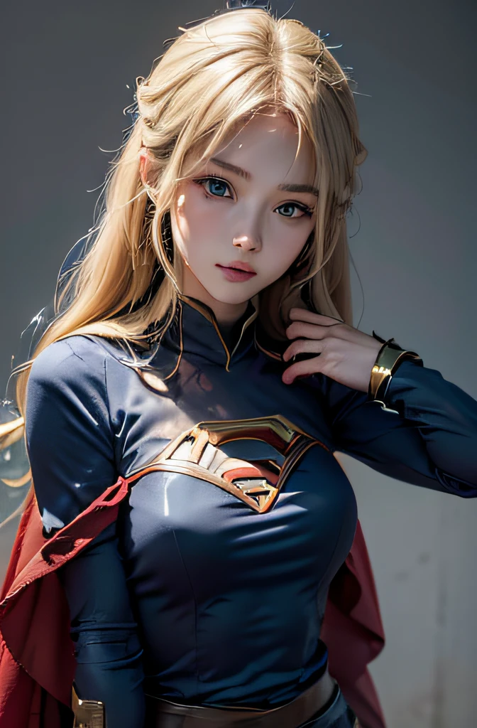 8K，Best quality at best，Real picture，Complicated details，A capital X on the chest，ultra - detailed，超高分辨率，Depth field，（真实感，Fidelity：1.2），tmasterpiece，European girl，Photo of Supergirl，（Bruises，grimy，torn laundry，Clothing that exposes，bloods:1.3), eBlue eyes, blond hairbl, long whitr hair, Tear the cloak, Tear pantyhose, super heroes, 独奏, suns, blue-sky, best qualtiy, realisticlying, realisticlying, (complexdetails:1.2), (exquisitedetails), (cinematric light), 清晰的线条, Clear focus, photorealiscic face, A detailed face, Unified 8K wallpapers, 超高分辨率, (真实感:1.4), looking at viewert