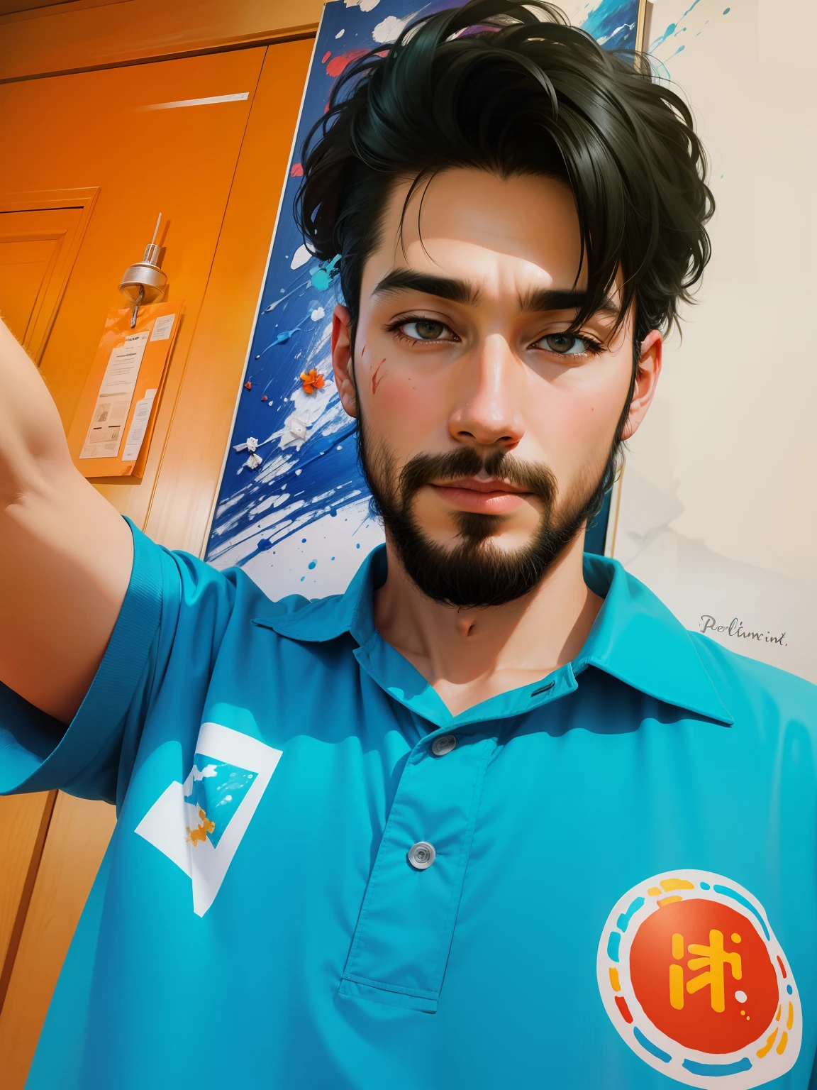 Change into art painting
