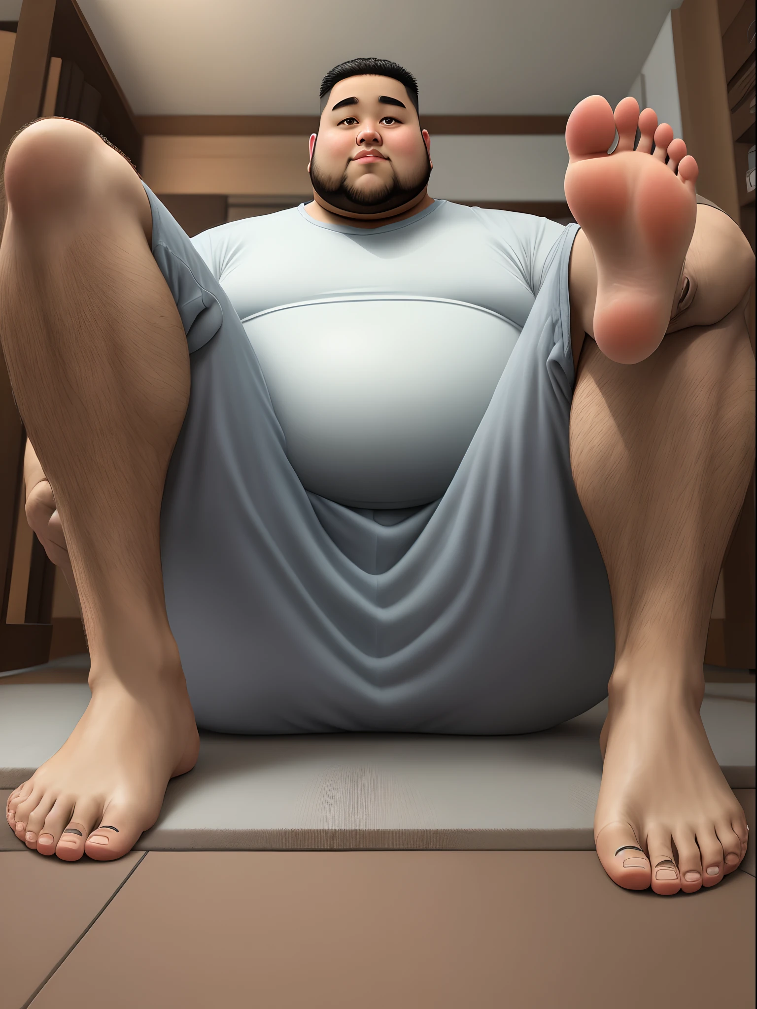 Fat boy feet