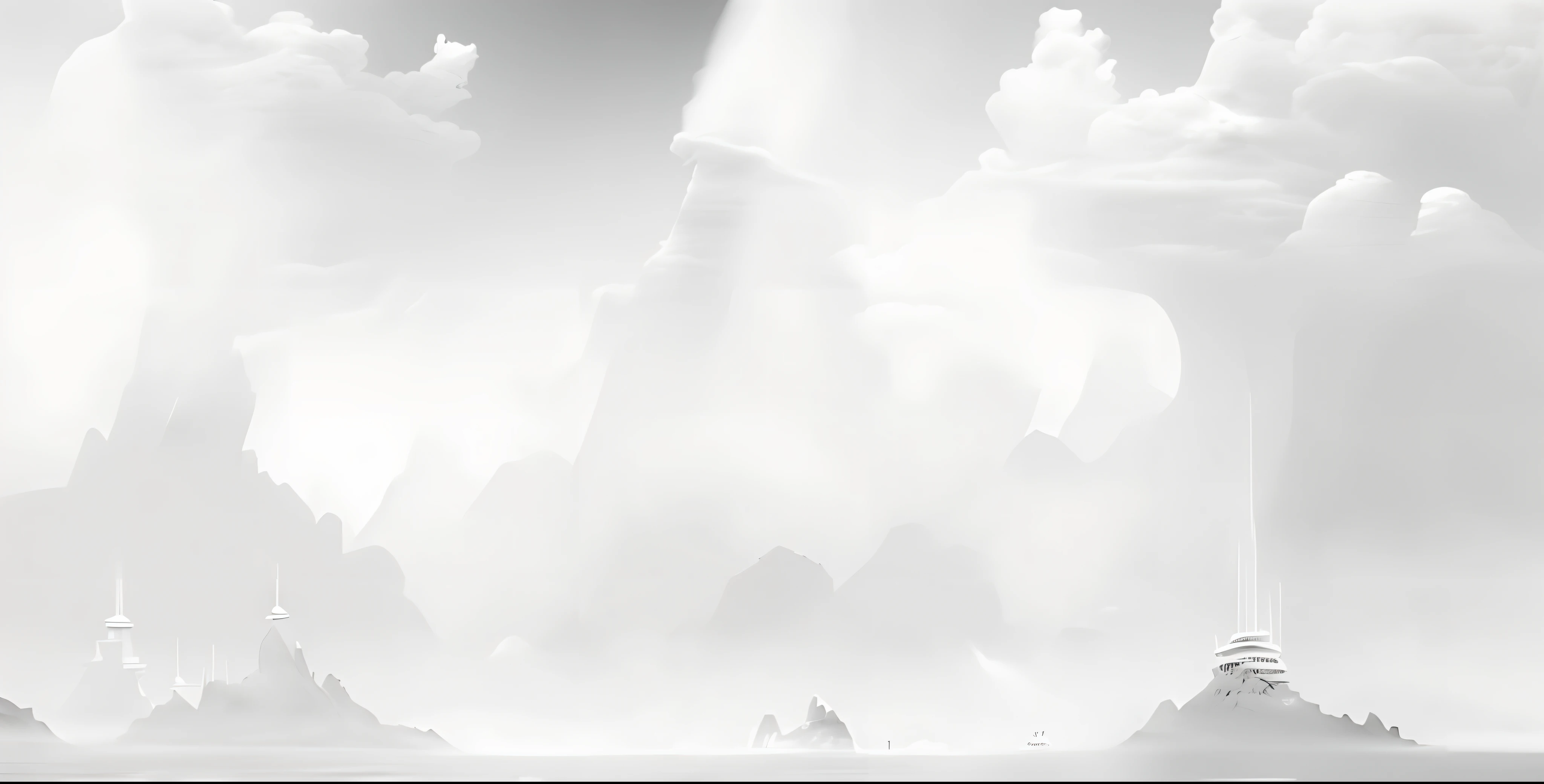 A bunch of white pictures of tall buildings on a white background, white ambient background, . D&D, light greyscale, phone background, one color background, Pure white background, Solid white background, Background ( Smoke, Mobile game background, clean white lab background, white minimalistic background, background is white, Clean white background, Minimalist background