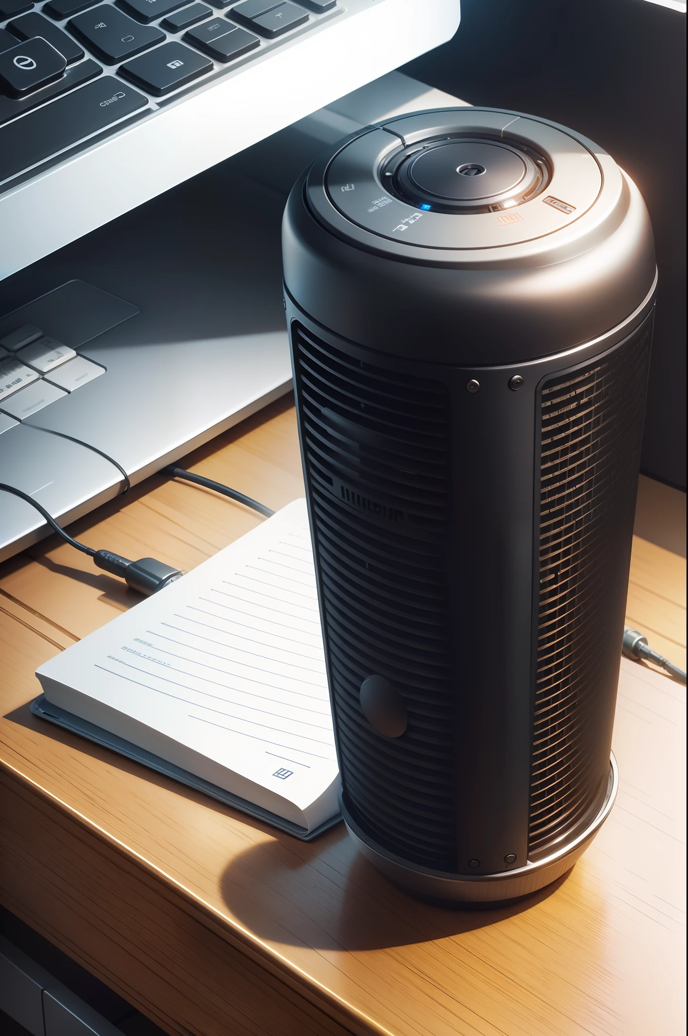 Wired condenser microphone Product scene Desk Notebook Desktop computer Mobile phone