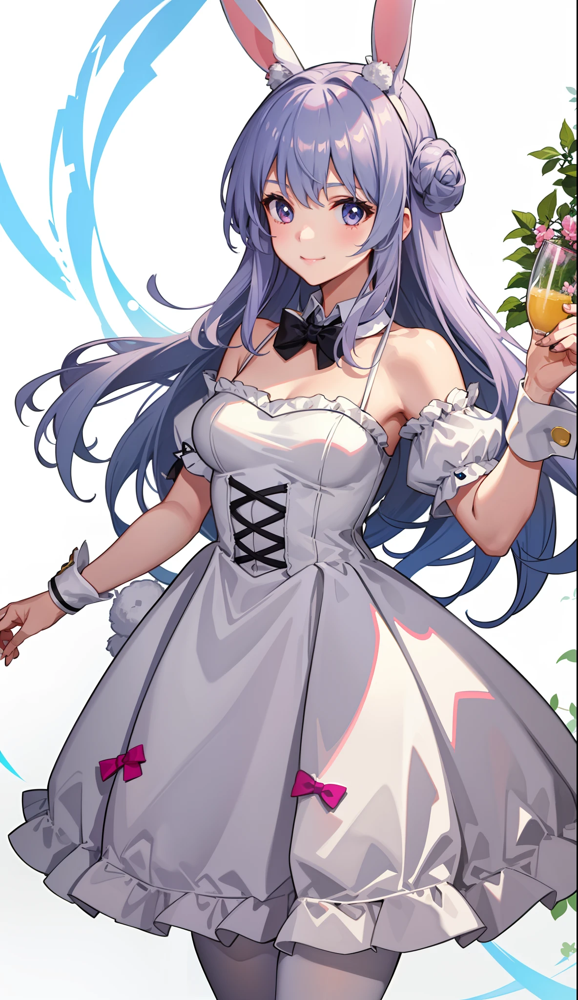 1girl in、A smile、A delightful! Rabbit costume、