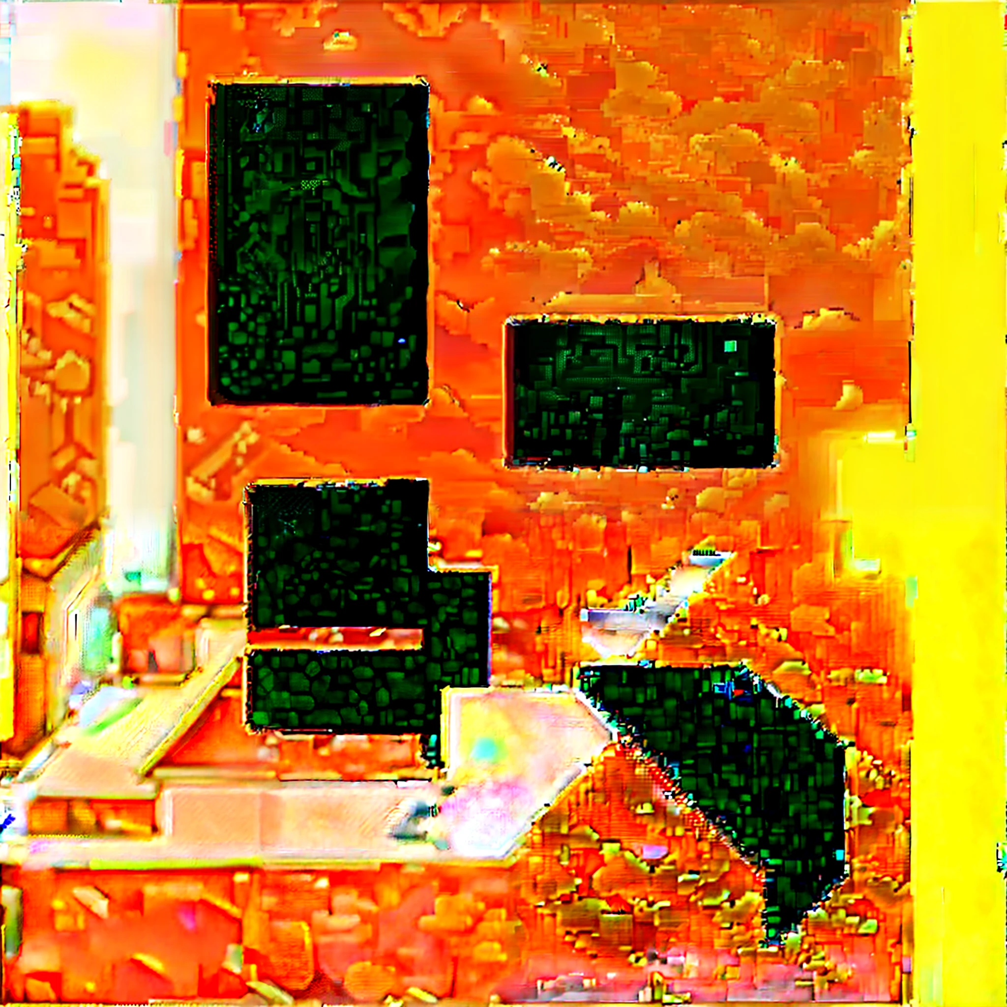 Transported to the nostalgic realm of pixels, a pixel artist sits at a virtual desk, meticulously rearranging digital blocks of color to signify the metamorphosis of their creation into an NFT. The retro atmosphere is reminiscent of early gaming consoles, with the artist's dedication shining through each pixel placed. The style is a pixel art composition, featuring a limited color palette and low-resolution charm. Pixel Art Software: Aseprite. --ar 9:16
