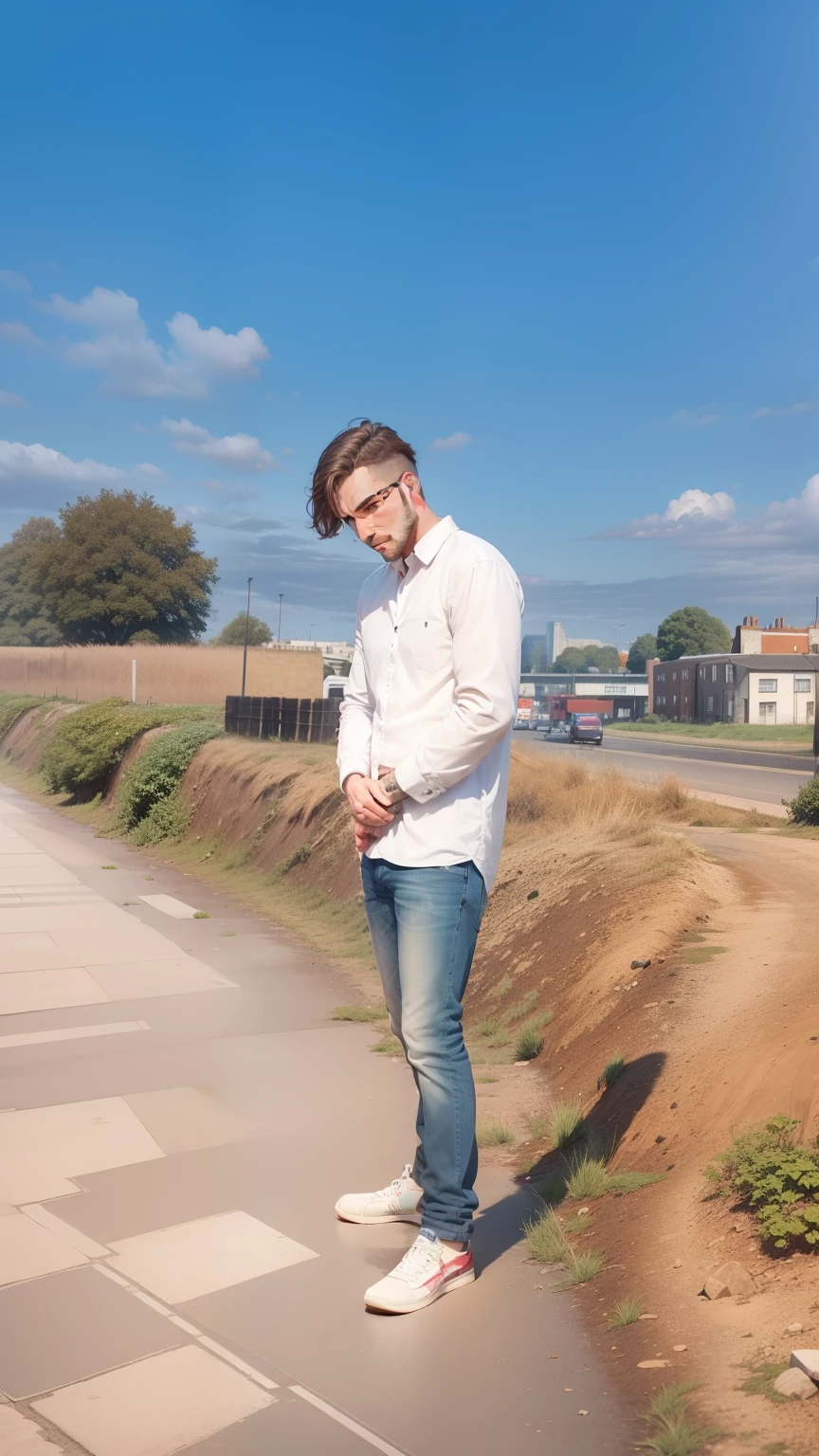 Change the background to London road