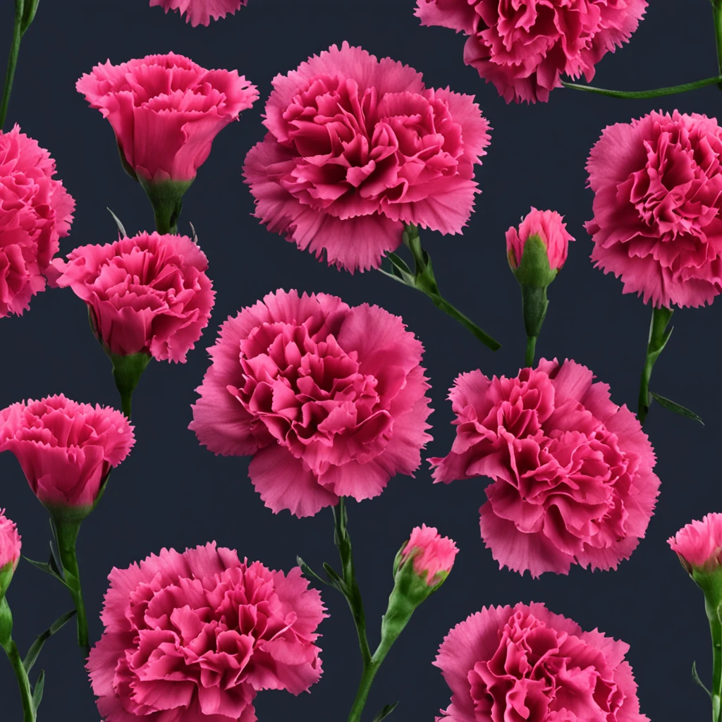 carnation,garland,Realistic,flower photography, dark, Black background