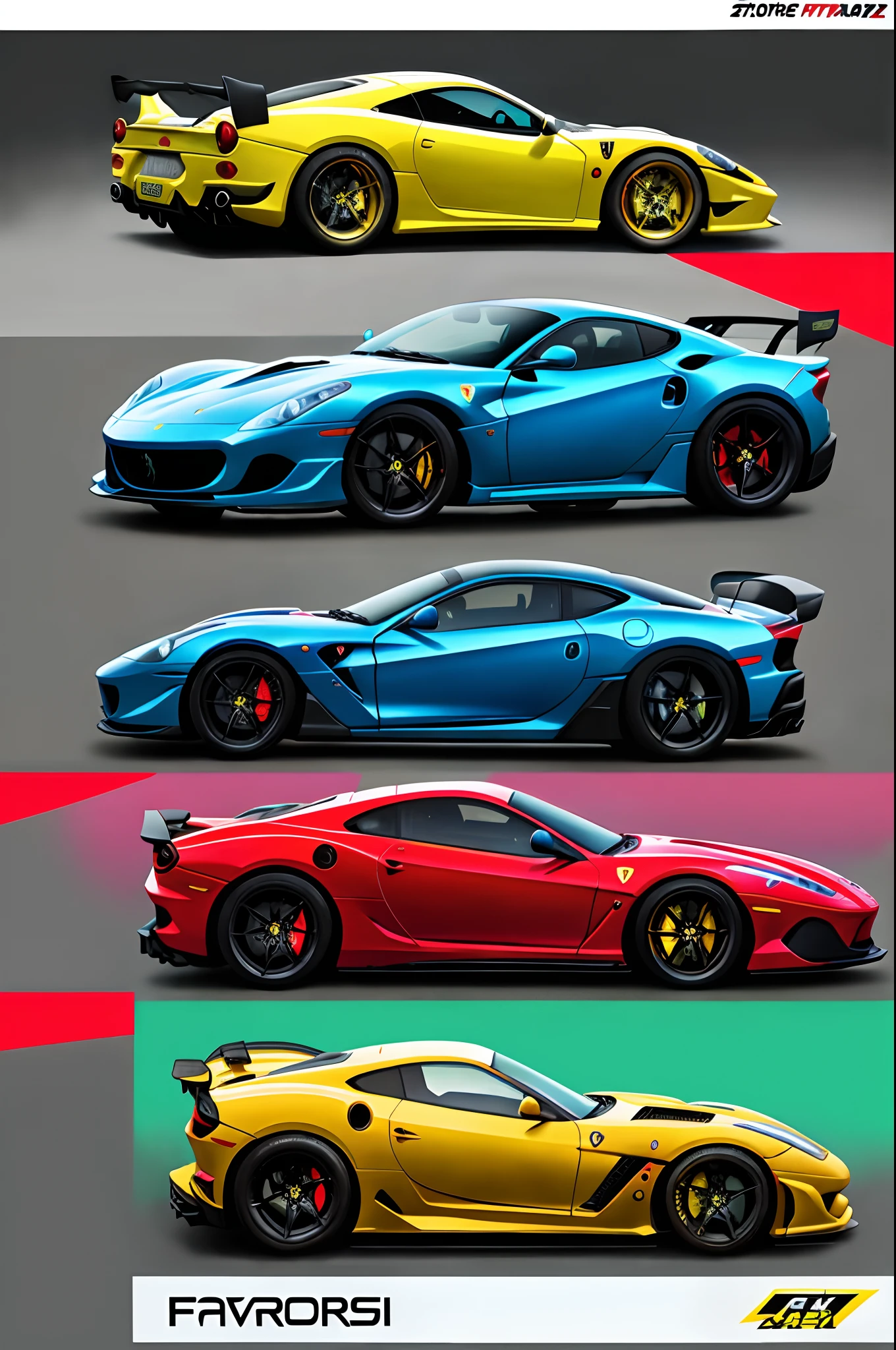 rage2vehicle_v2， Ferrari 599xxe， Forza Horizon supercar