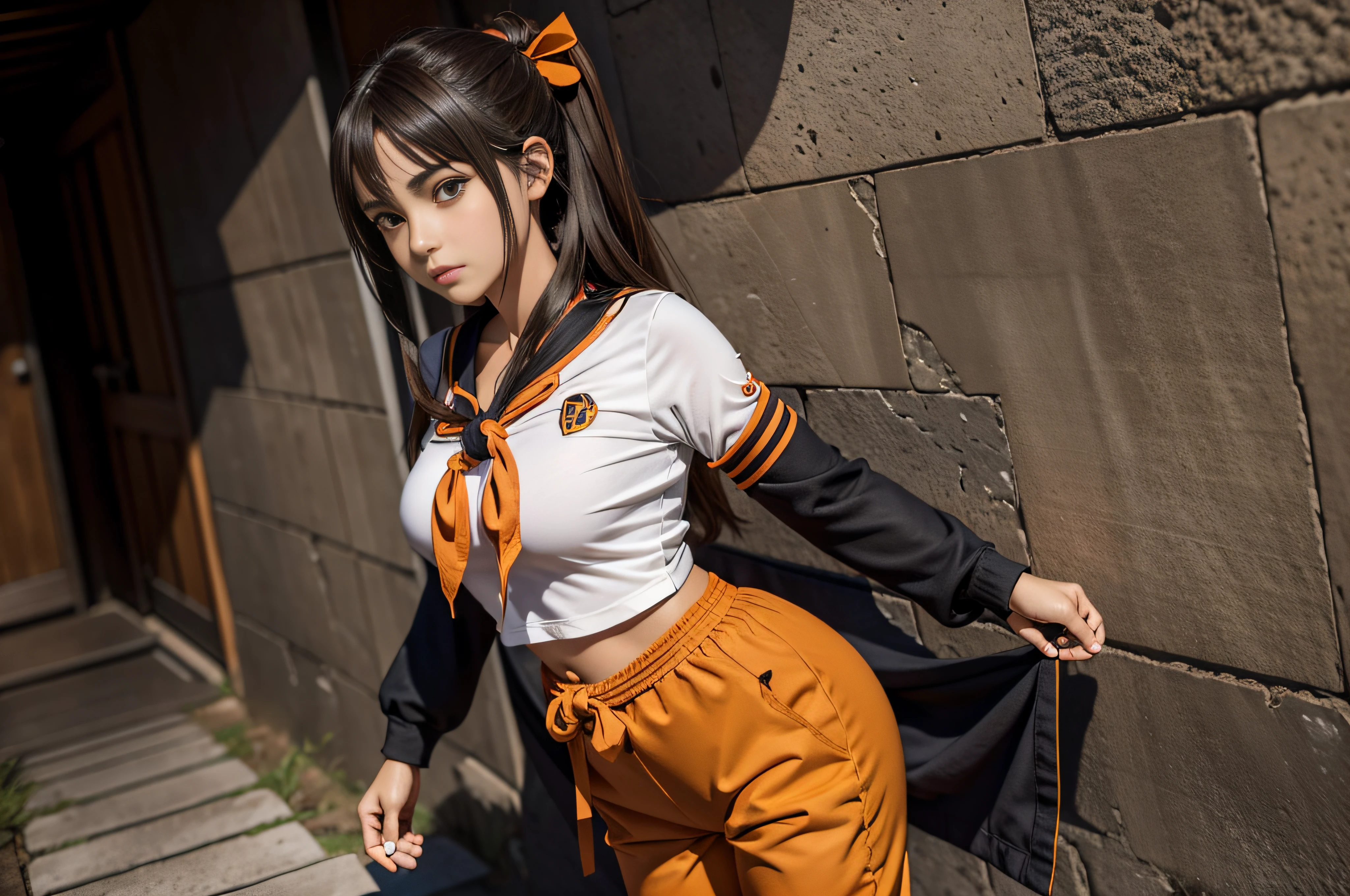 Realistic pictures、18-year-old、Annie、Bare legs、barefoot、White panties、The real picture、realization ,Best image quality、1 girl, Female Space Detective、Wild West Tassels、Sayla Mass, elegant,Spread your legs,White pantiesーーを見せる, Tabletop, Complex,超ミニskirt、White pantiesー、 Realistic, highest quality, Absurd, Plenty of facial detail, Perfect Eyes, 18-year-old, Cowboy Shot, , Bright colors, White Uniform, skirt