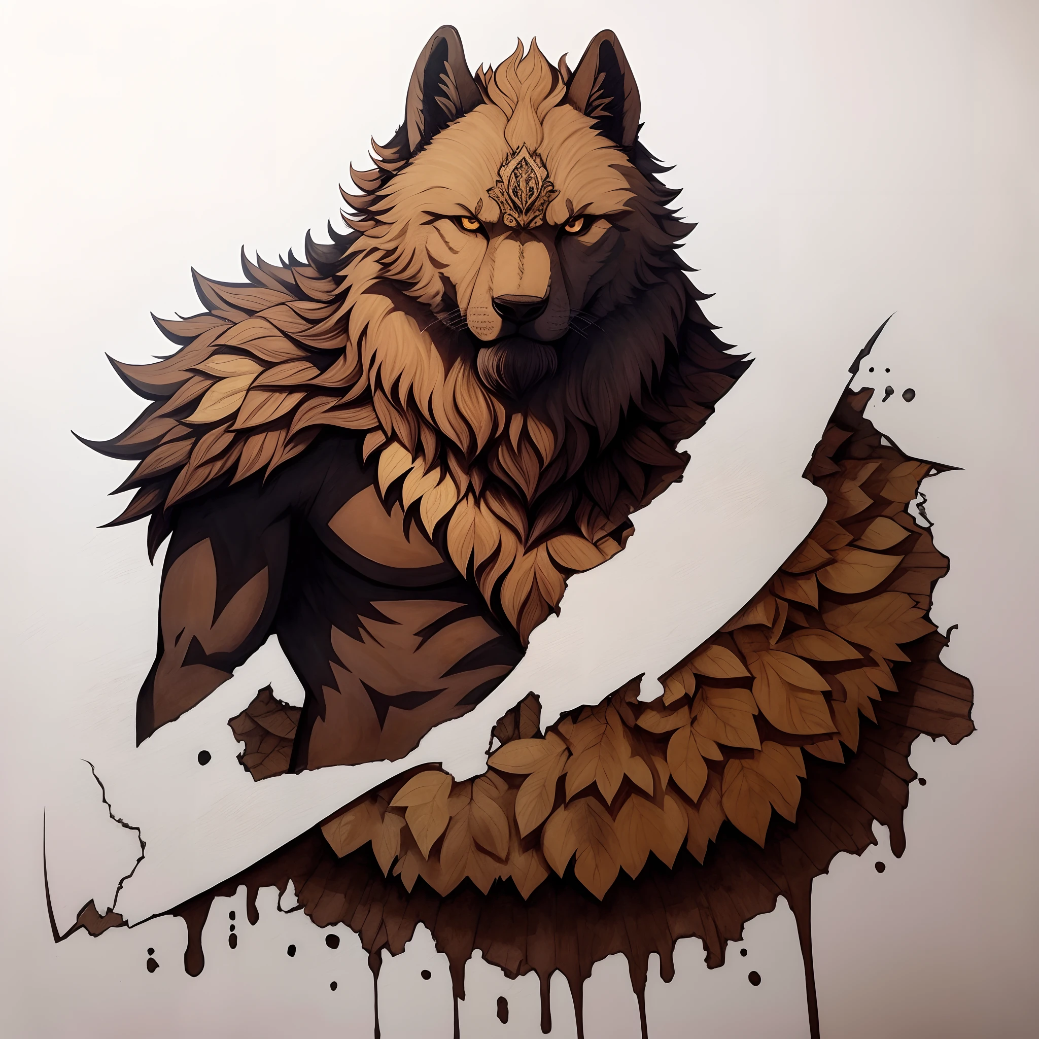 Bruma Burr Cut, imperial, In Marker art style, Masterpiece, best quality