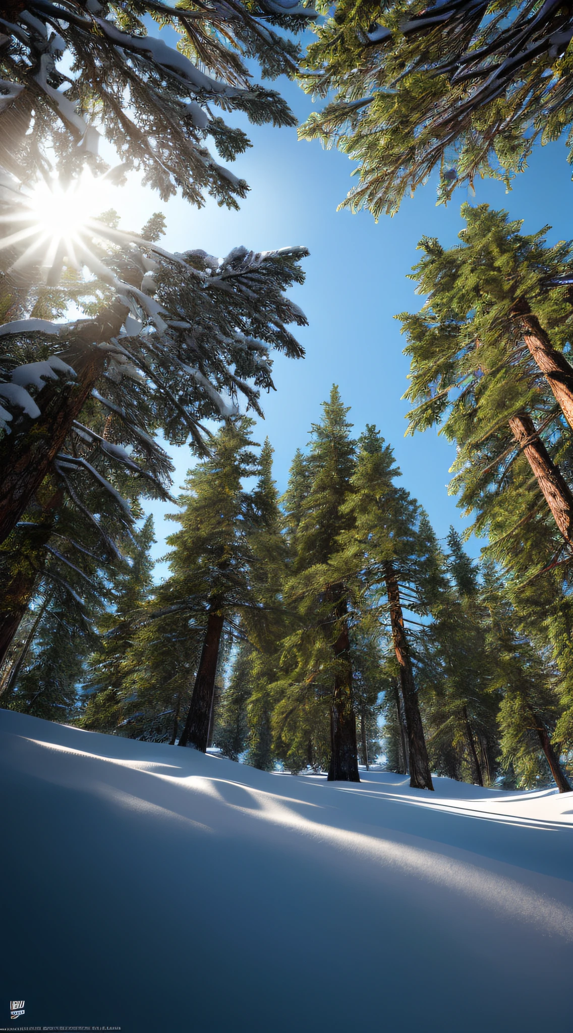 Masterpiece, best quality, high quality, highly detailed CG unity 8k wallpaper, coniferous forest, silence, towering conifers covering the forest floor, severe cold climate, serene beauty, snow, winter, mild summer, breeze, Conifers, branches, bokeh, depth of field, HDR, bloom, chromatic aberration, photorealistic, extremely detailed, popular on artstation, popular on CGsociety, complex, high detail, dramatic, art midway