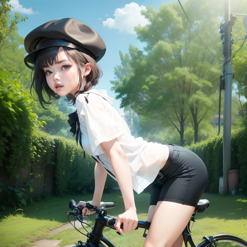 Likely to be blown away by gusts of wind1Man Woman、Undress in the sun1Man Woman((top-quality、8K、masterpiece:1.3))、full body Esbian、focus clear:1.2、Excellent style:1.4、masuter piece、(Realisticity: 1.2)、(Photorealsitic:1.3)、
realisitic、realisticlying、Raw foto、hyperdetailed face(Young and Beautiful)、hyper detailed background(Bustling street corner)、detailed costume、(shortpants)Detailed body、Detailed skin