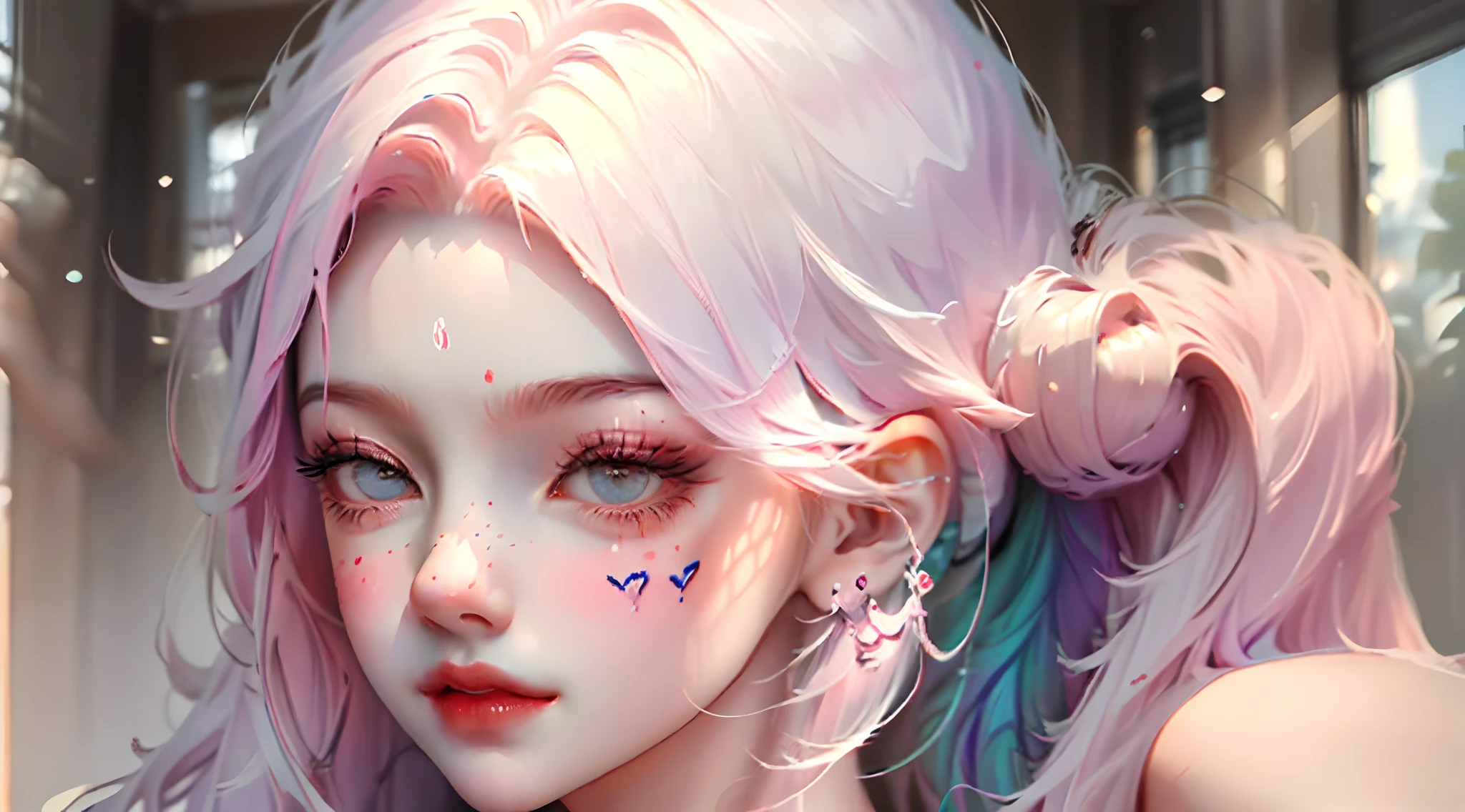 1girl, solo,  purple flower, sakura, cherry tree, syndra, white hair, half body, (masterpiece:1,4), best quality, masterpiece, highres, original, extremely detailed wallpaper, perfect lighting,(extremely detailed CG:1.2), vibrant details, large breast, purple_eyes, blunt_bangs, white_hair, pointy_ears,  <lora:Spirit_Blossom_Syndra:1.1>, Spirit_Blossom_Syndra, fingers around tongue, fellatio gesture,  <lora:fellatio gesture2:1.2>