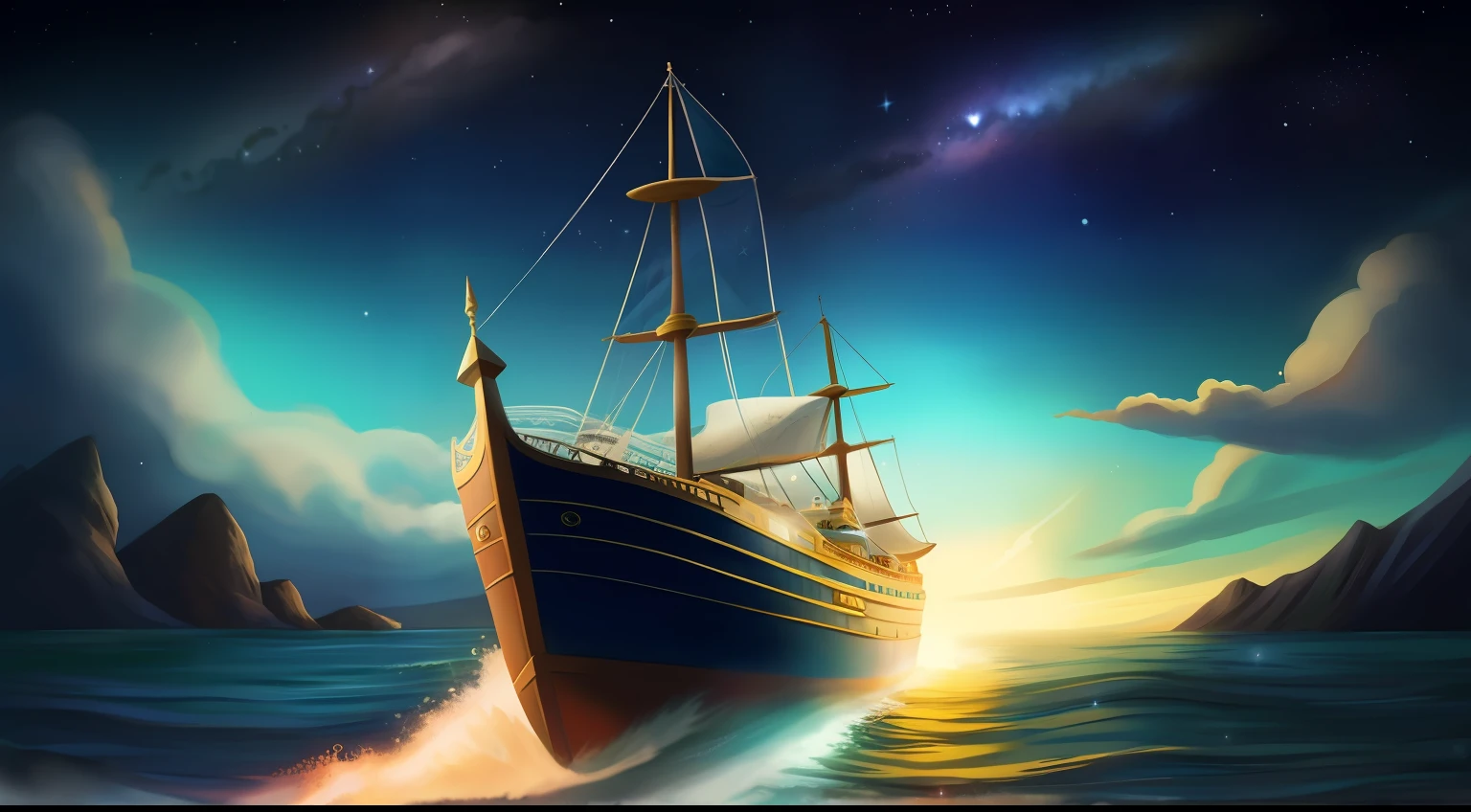 With the map in hand and a heart full of determination, Max said goodbye to his family and embarked on a journey that would change his life forever. Ele construiu um pequeno barco e partiu em busca da Ilha dos Sonhos, guided by the stars and the promise of unexplored mysteries.