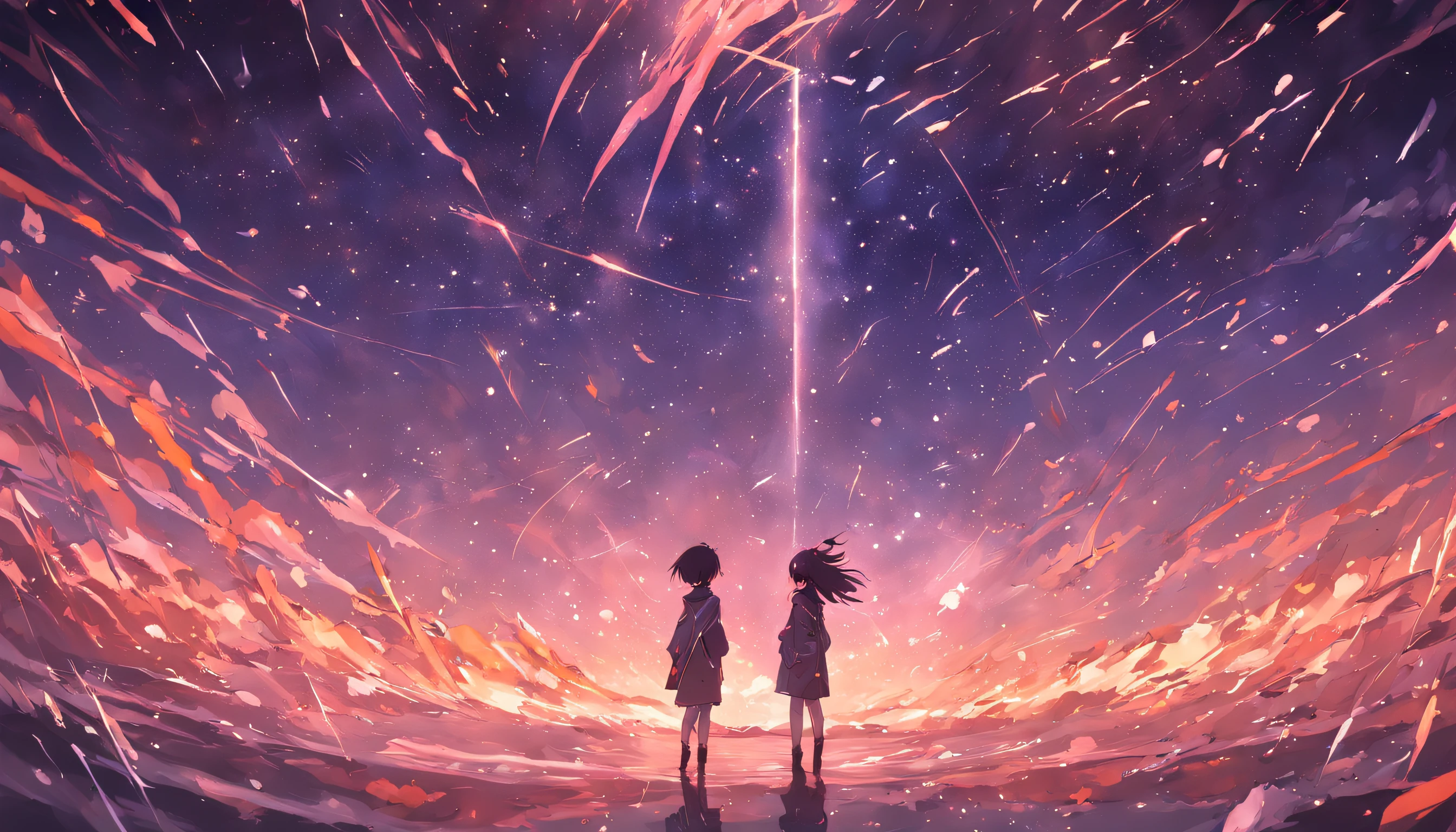 komono，Reeds，River side，galactic，starrysky