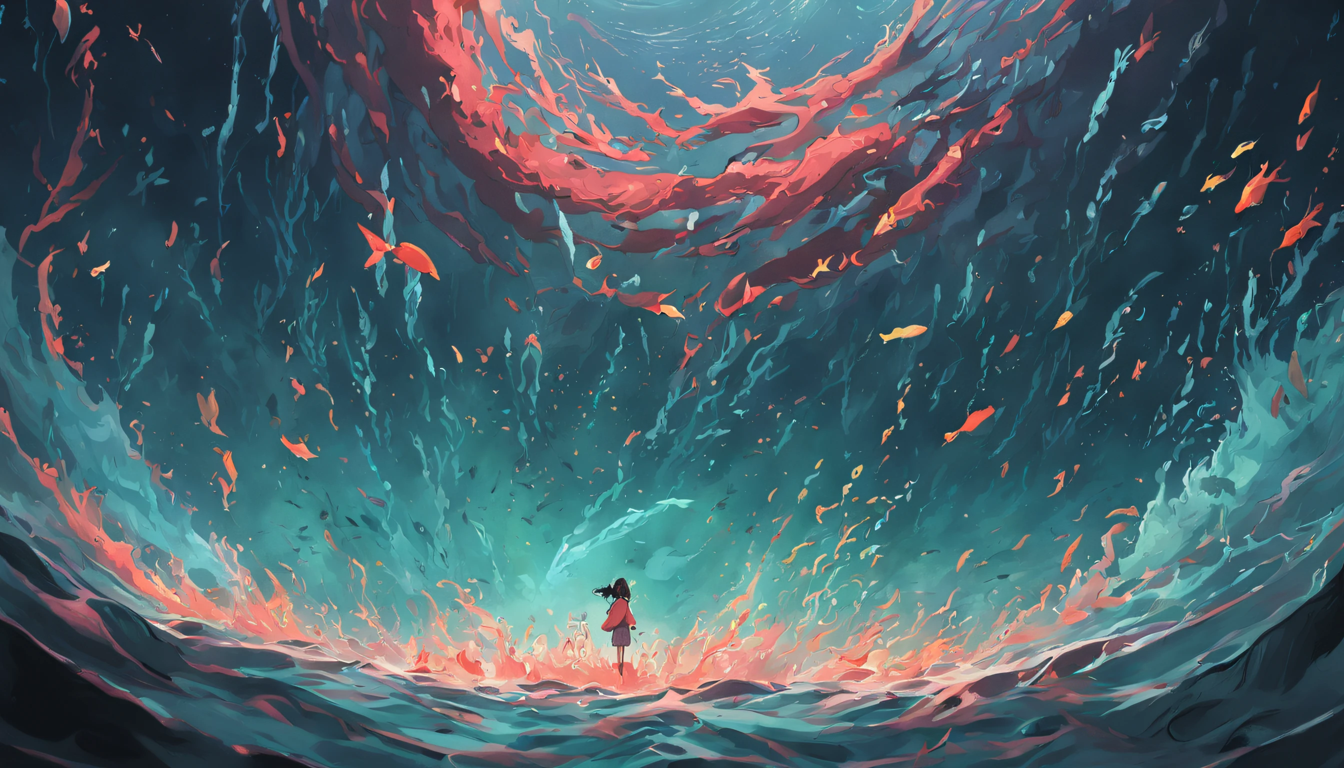 abyssal，Colorful ocean currents