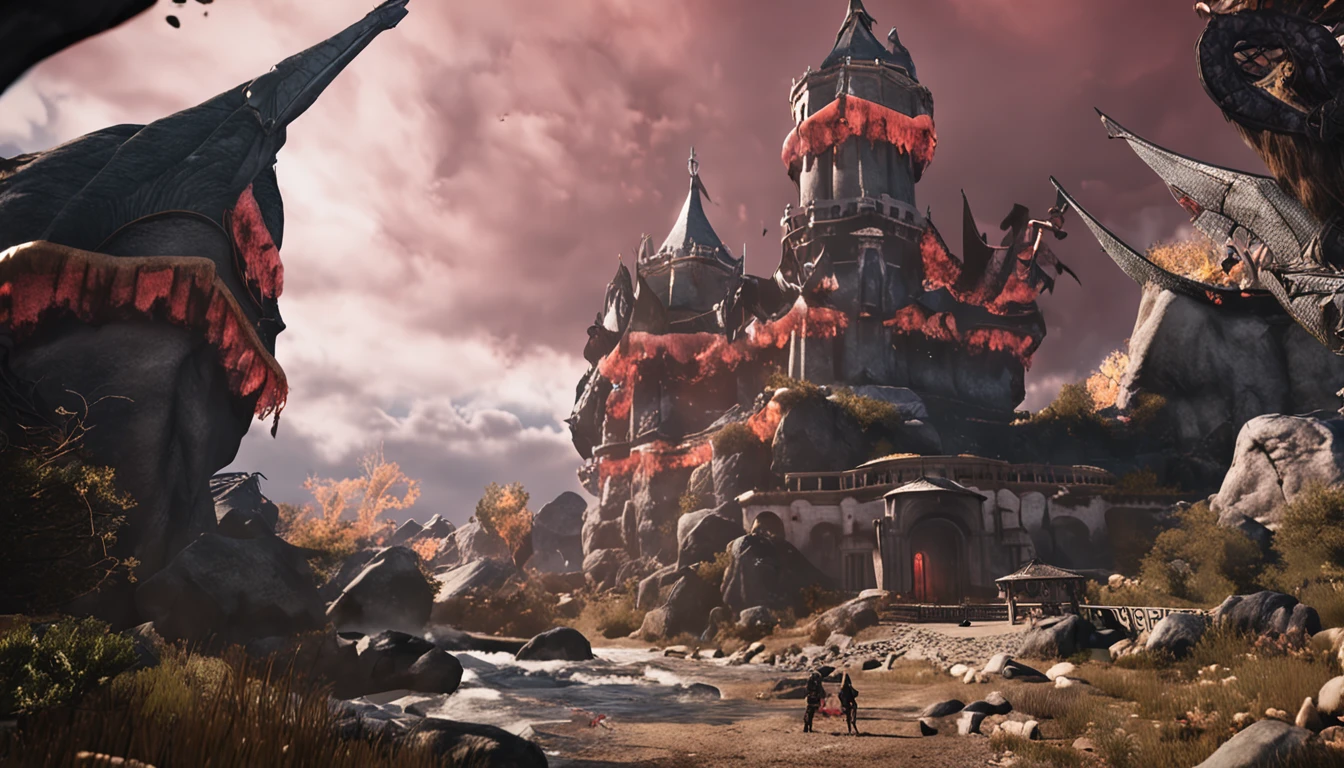 Art level、High quality、Meticulous CG style,《Baldur's Gate 3》The heroine of Tiflin,Presented in the form of a beautiful poster。