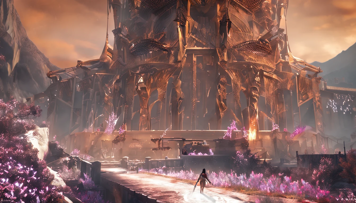 Art level、High quality、Meticulous CG style,《Baldur's Gate 3》The heroine of Tiflin,Presented in the form of a beautiful poster。