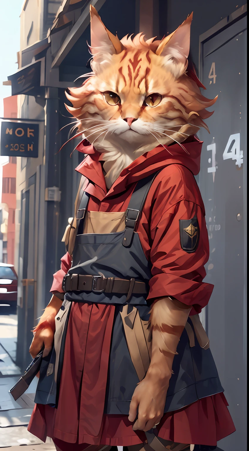 C4TTT tutude red, Wear random costumes