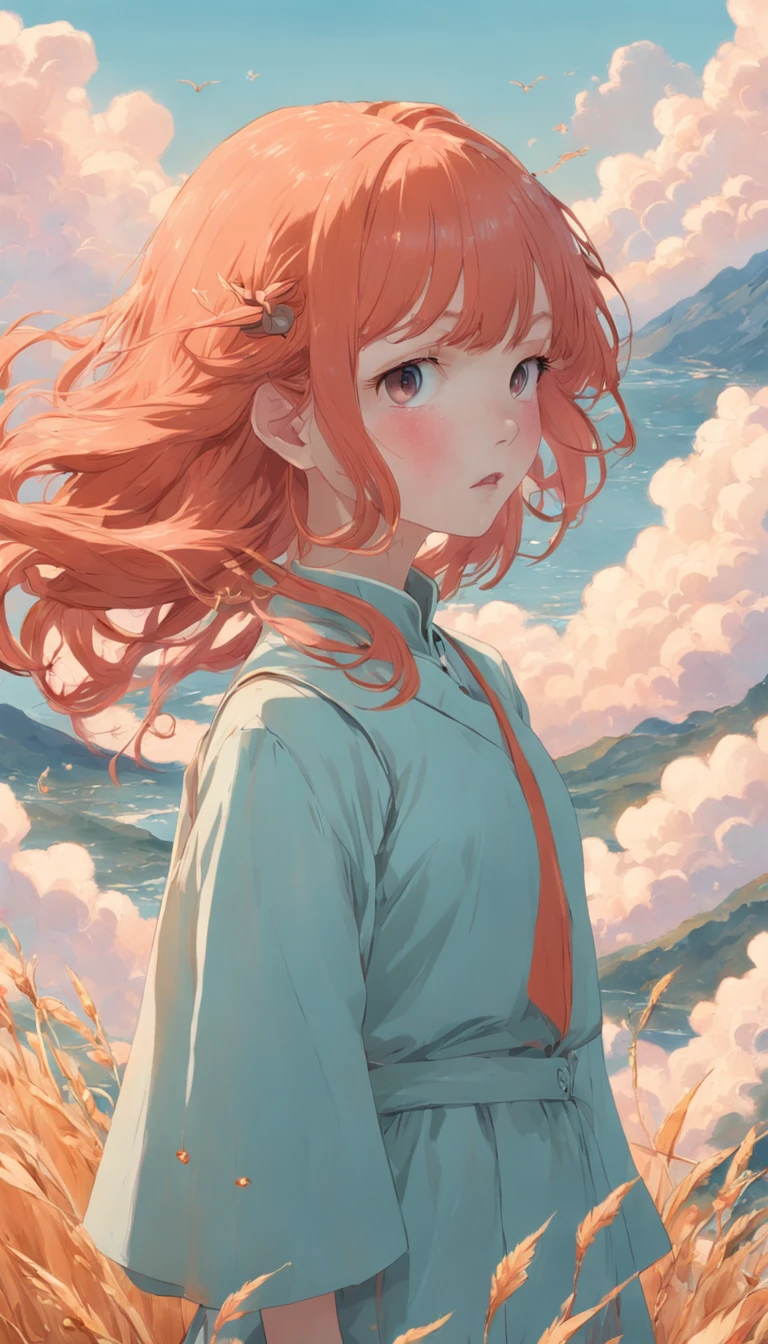 girl、Photo、Fantastical、Loretta Lux、flat-colors、hitornfreckles、surrealism:1.3,