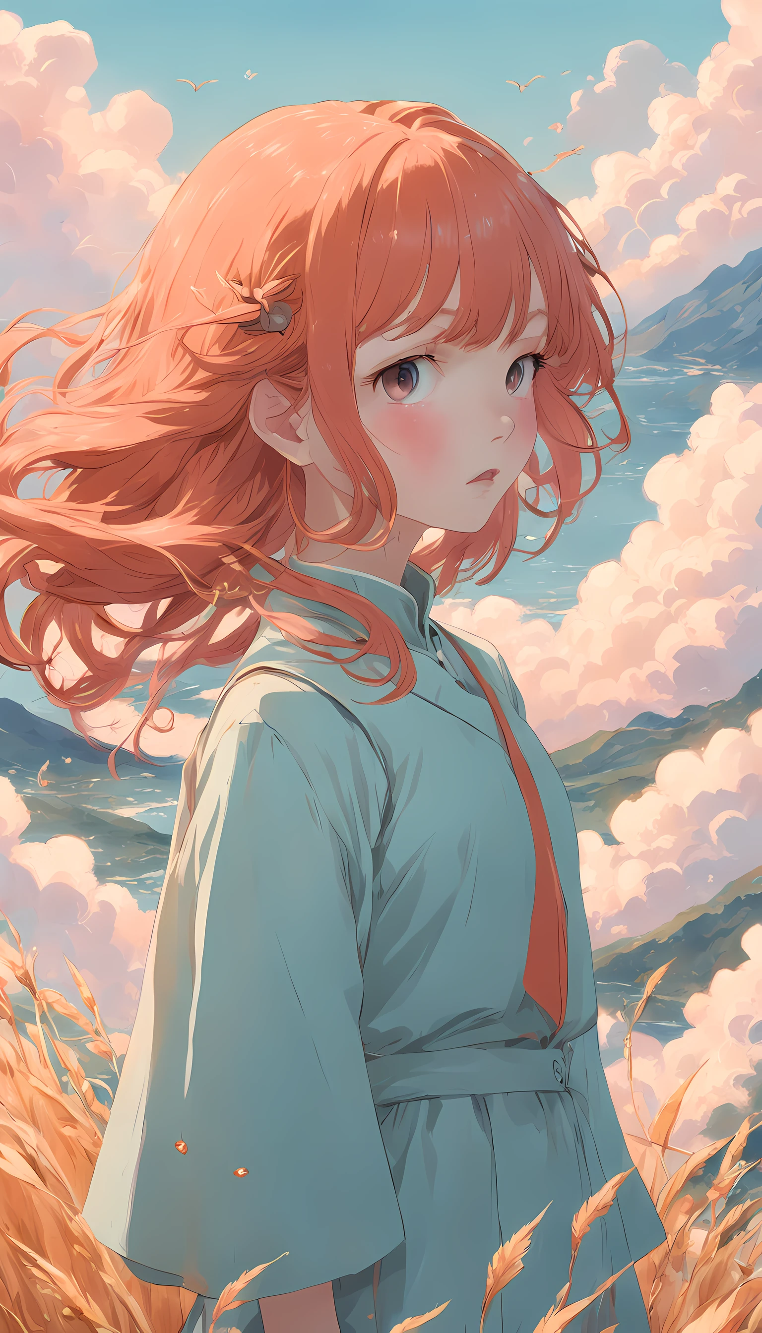 girl、Photo、Fantastical、Loretta Lux、flat-colors、hitornfreckles、surrealism:1.3,