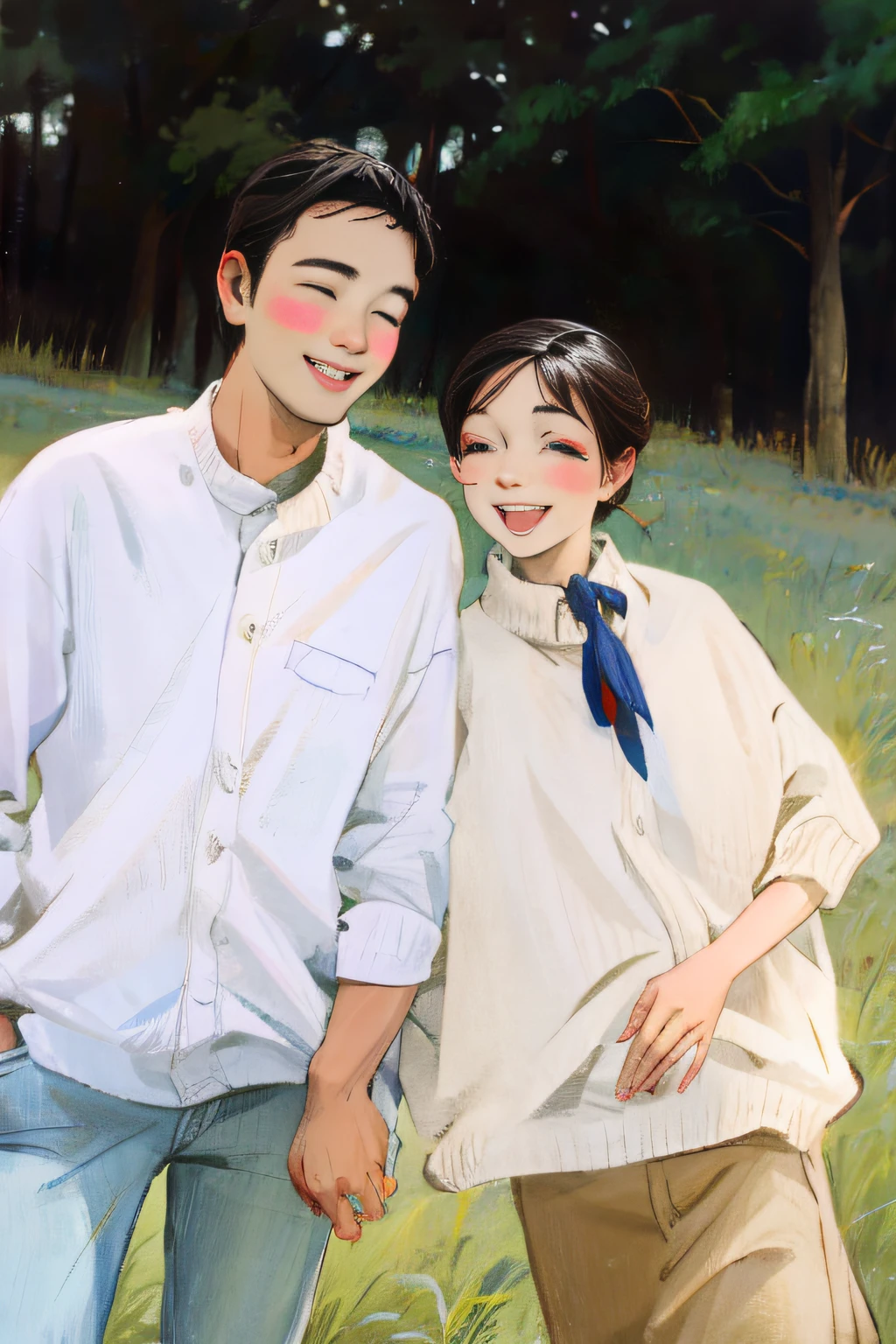 Happy couple