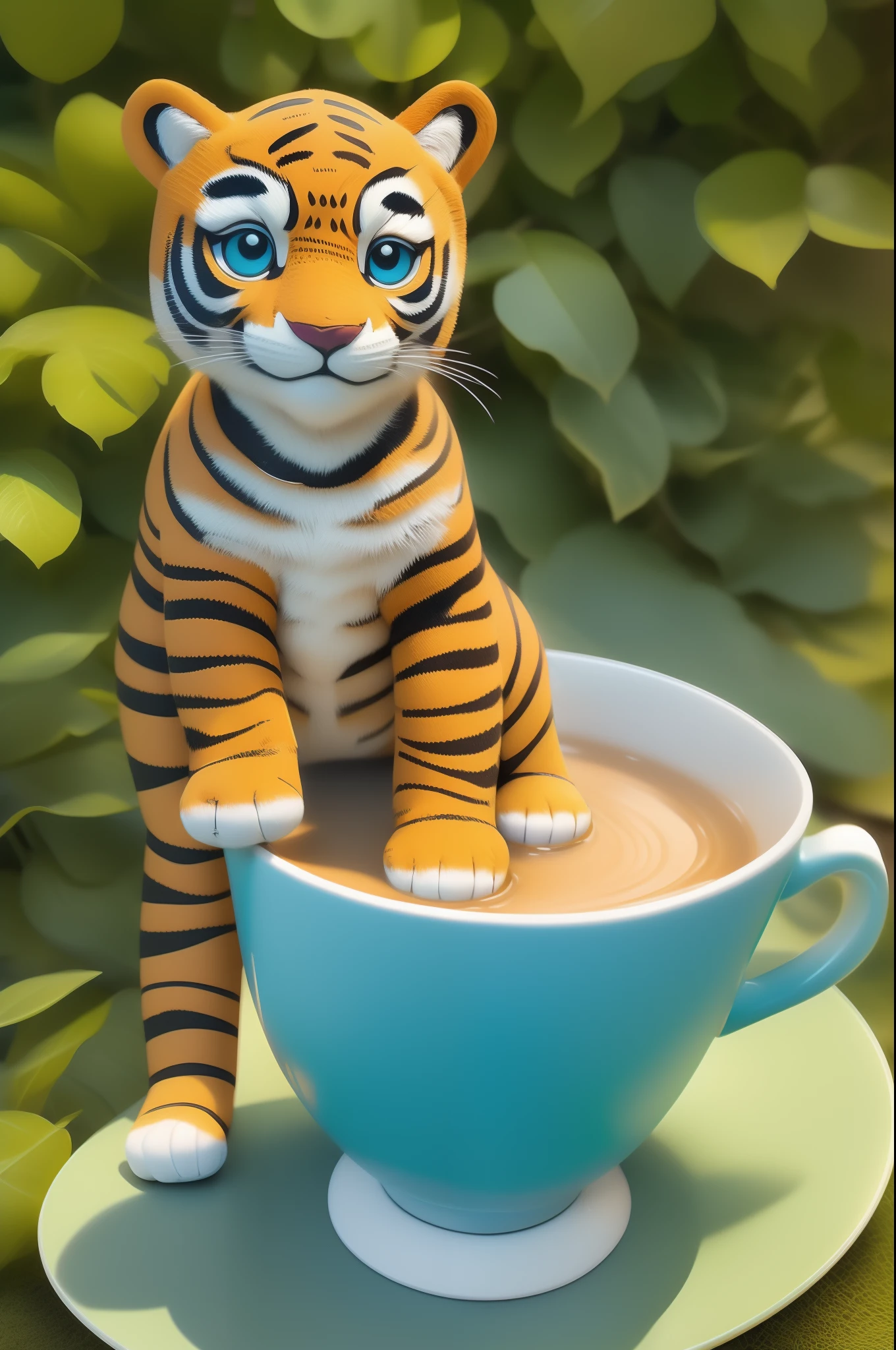 (agua viva), teapot, tigre