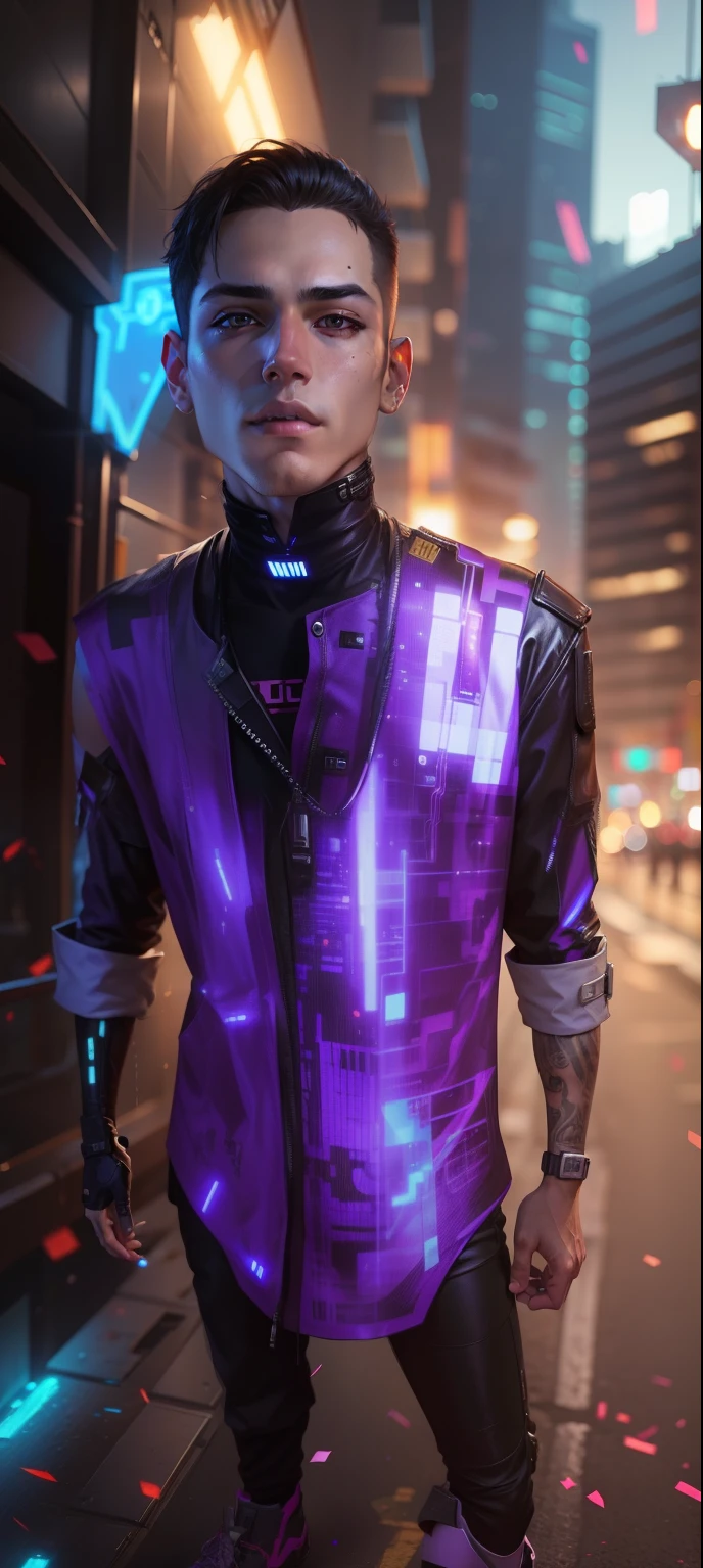 Change background cyberpunk handsome
boy, realistic face, k, ultra realistic