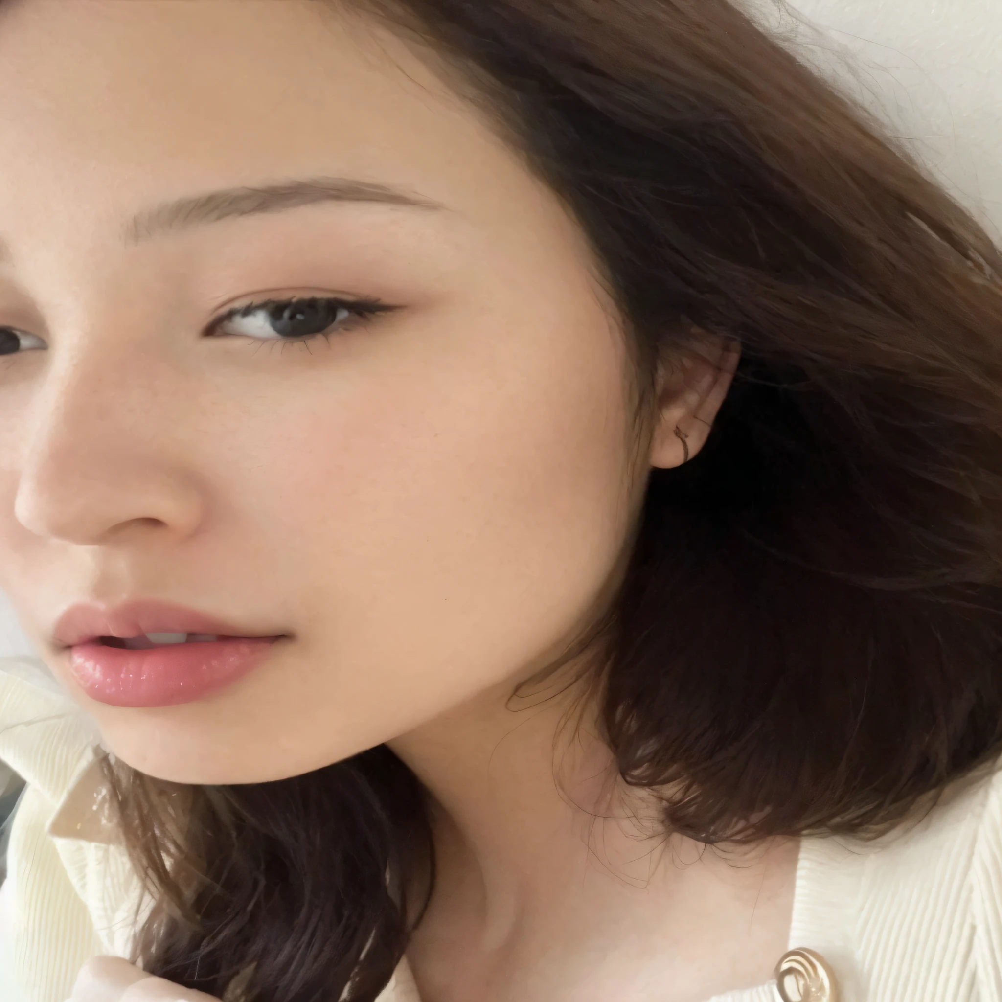 1girl, eyelashes, face, looking at viewer, mole, mole under eye, realistic, solo