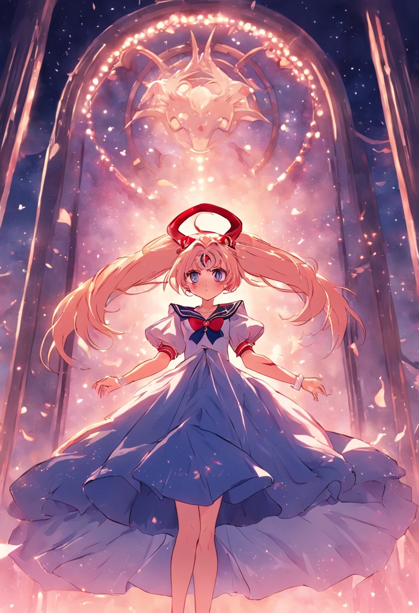 Night dress masquerade with sailor moon