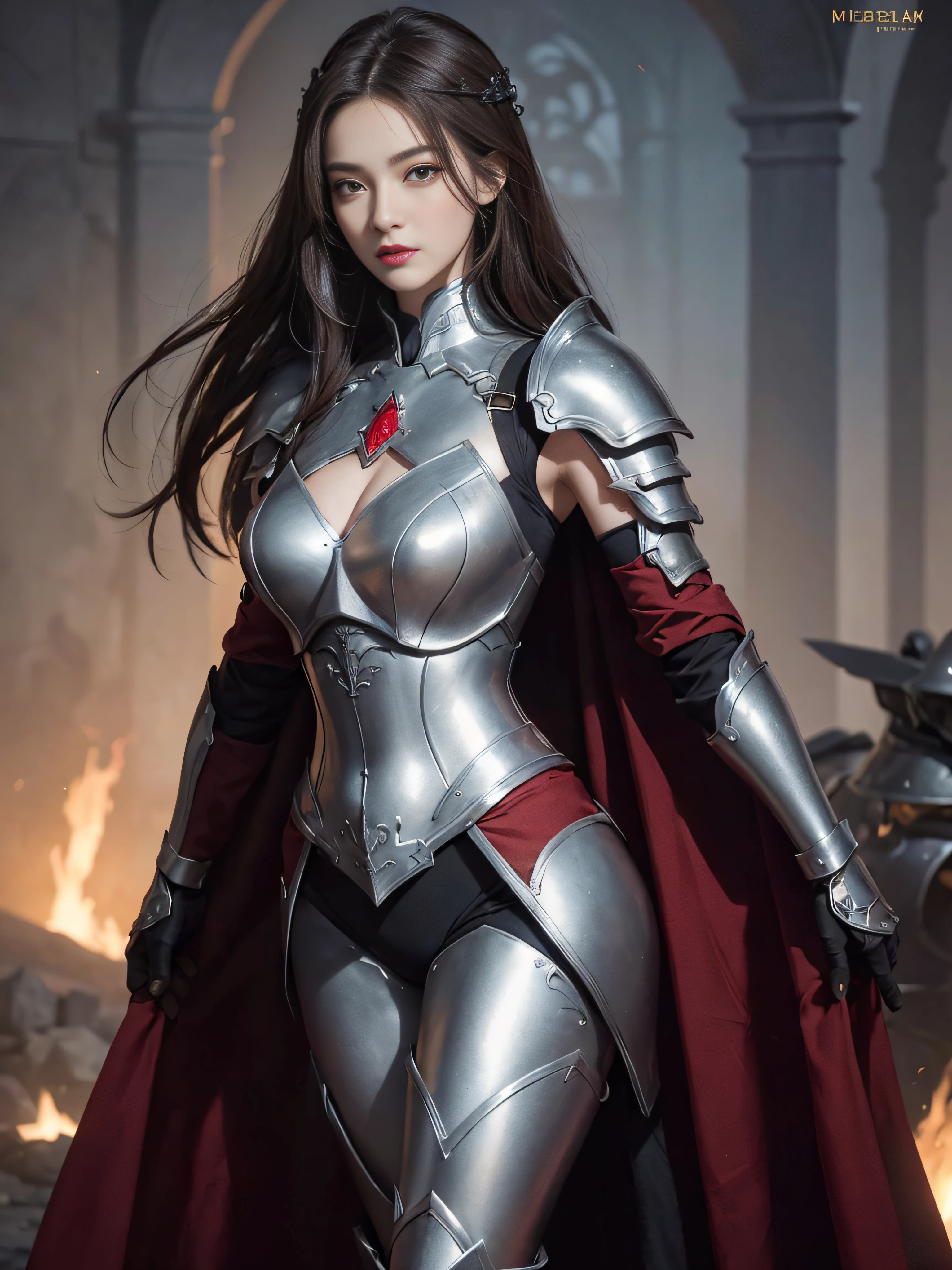 (highest quality, 8K, 32K, masterpiece, UHD: 1.2), professional photos, realistic pictures, fantasy, multiple angles, close up photo, Photo of erotic beauty warrior, sexy, (goddess of beauty), 1 girl, spread your legs wide, showing pussy, Pubic hair sticking out from armor, ((big breasts:1.4, long, natural chest protruding from the armor)), erotic body, curved body, perky butt, Seraphina is a knight who likes to show off her body., her beautiful breasts and smooth pussy, naked, her feminine intimate parts, her breasts exposed, Exposing, Her mesmerizing beauty is matched by her extraordinary skills。. her blue eyes shine with determination, Her black hair falls in soft waves around her shoulders.. Wearing carefully made costumes、, sexy armor, bare legs, she exudes a subtle sensuality.

Seraphina’s you armor、Gracefully hugs the feminine curves of your body。, Highlighting her breasts and pussy. Delicate lines and intricate details add a captivating touch to her presence。. A flowing cloak dances in the wind as you move., Add an element of mystery and charm.

wear armor、Tailored to emphasize femininity and muscular abdomen。. Her swordplay is a natural extension of her grace, And she carries herself with confidence that attracts attention wherever she goes.

Seraphina is more than just a sensual and sexual figure; She is a fearsome warrior with magnetic powers that transcend the battlefield.. Her charm lies in the unique combination of beauty and porn, Everyone admires her for her erotic appearance.