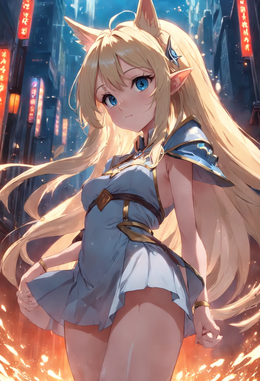 mature,anime,elf,woman,blonde
