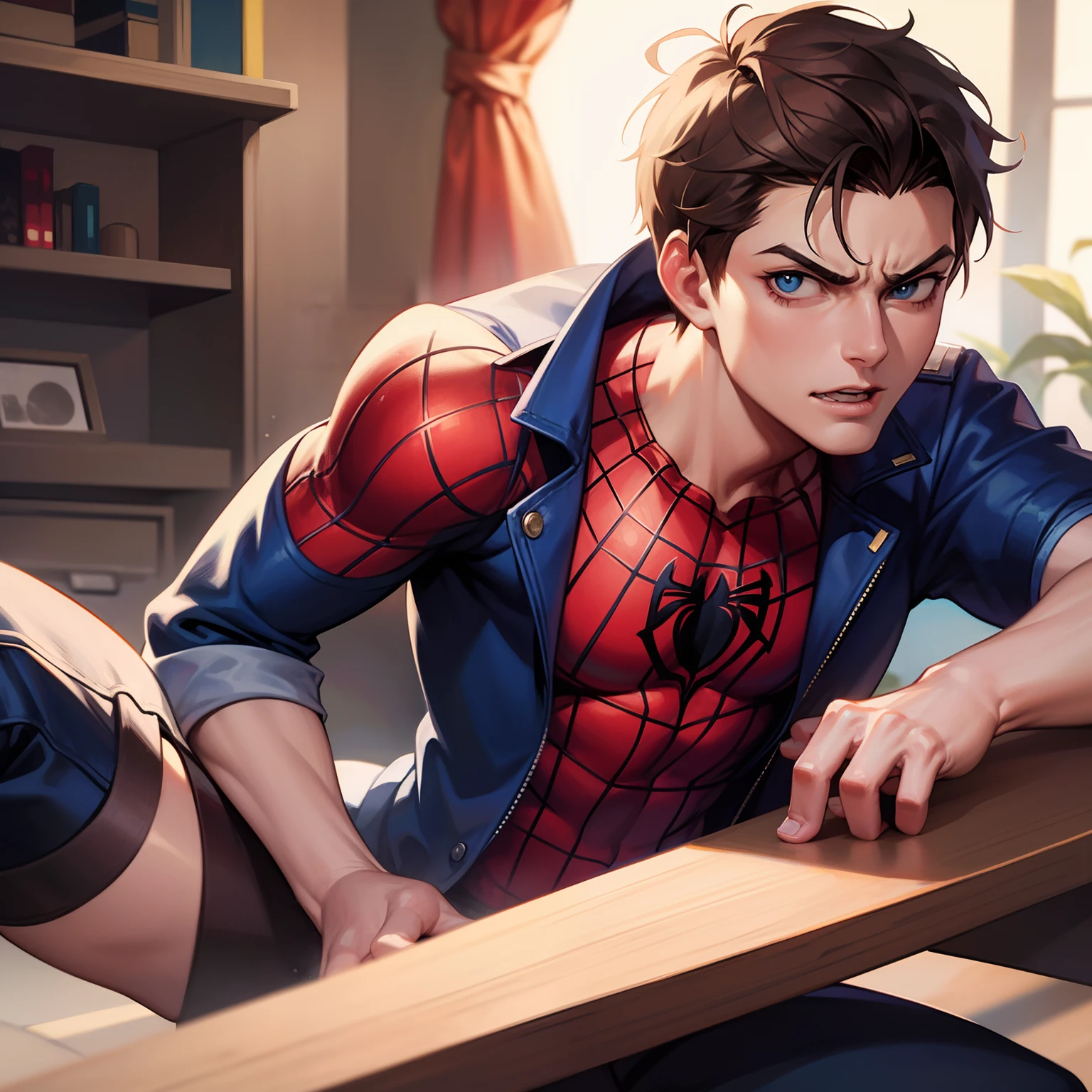 Badboy Peter Parker, diferentes expresiones