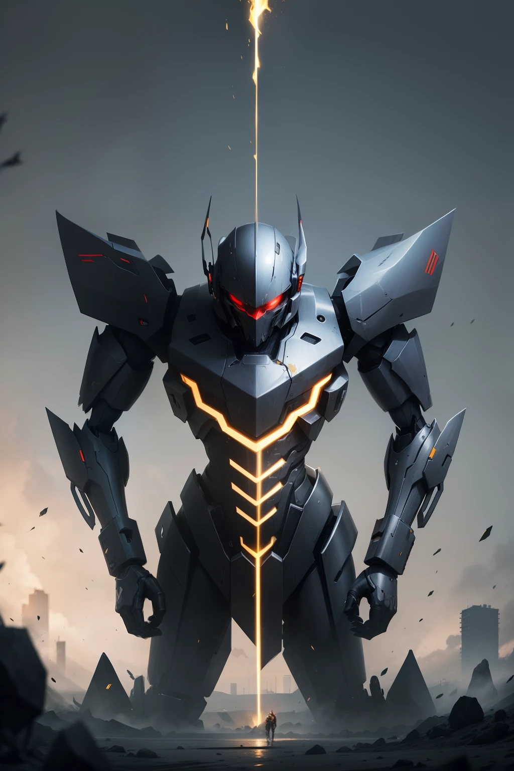 Mecha Black Gold slender Cold Fighting Insidious Long Knife