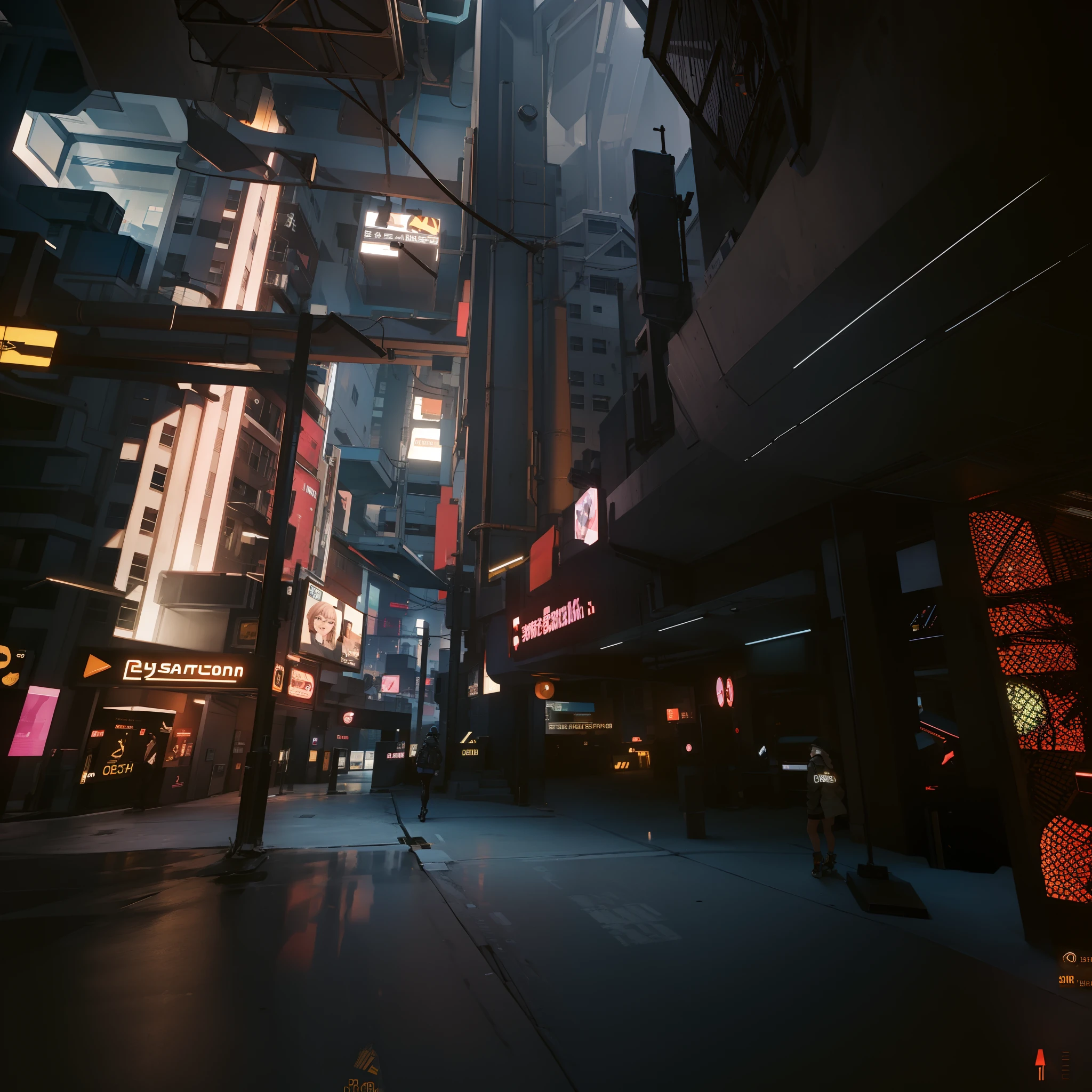 cyberpunked:1.6,Cyber City:1.8,Hi-Tech,High-tech townscape:1.8,Blowing in the wind:1.8,Wearing a knitted hat:1.8,Relaxing girl,dutch angle shot,full body shot,medium shot,High-tech room:1.6,Cyberpunk Room:1.8,(8K), (Raw photo: 1.2), (Realism: 1.4), (masutepiece: 1.3), (exquisite detailing: 1.2), Delicate and beautiful details, (Eye Detail), (Facial Detailed), (Highest Quality) :1.4), (Hyper-Resolution: 1.2), cinematric light, (very detailed illustration),Best Quality,depth of fields, Wide light, natural shadows