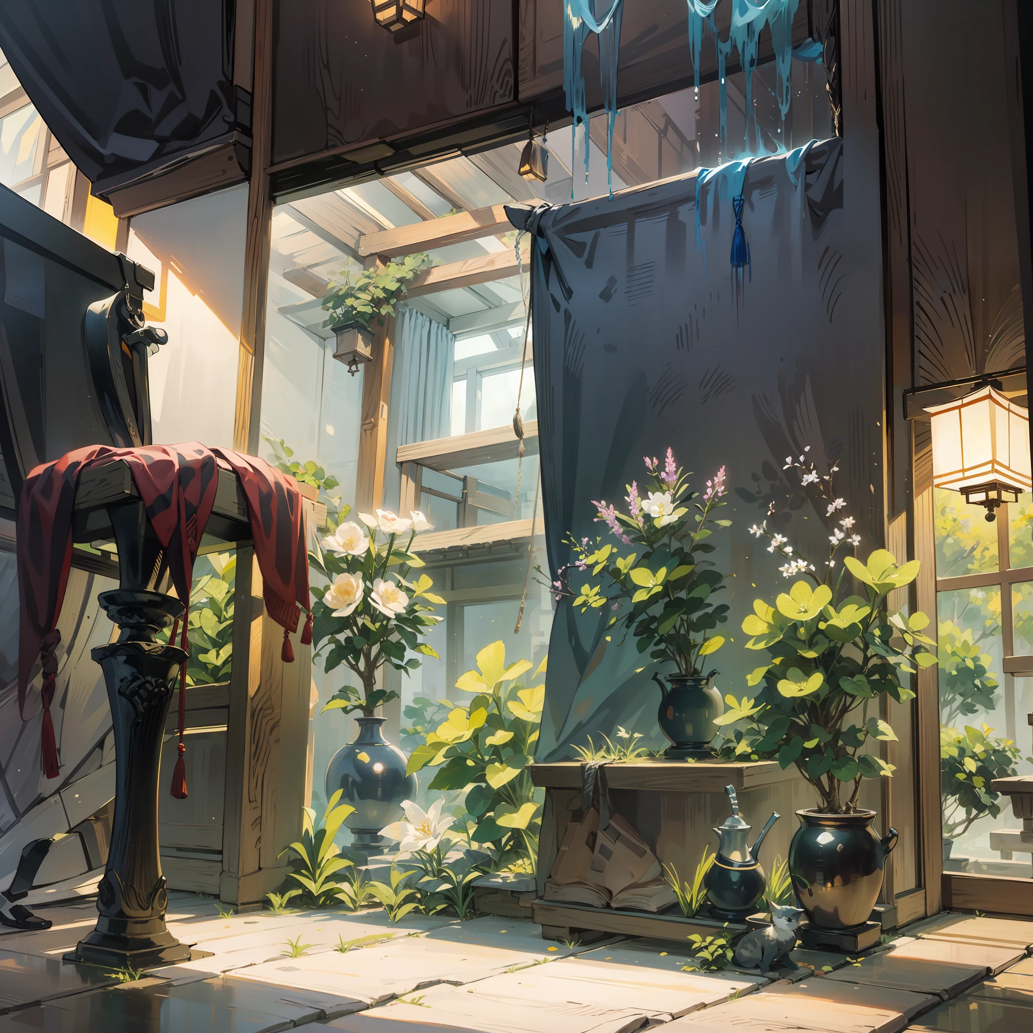 Cats with missing stretches:1.8,cat:1.8,Scenery of the old Japan,Japanese houses:1.8,rice paddy:1.8,Japan countryside:1.8,Plowing the field:1.8,dutch angle shot,ground-level shot,low angle,full body shot,medium shot,Countryside,landscape in Japan:1.8,Landscape painting,no humans:1.8,4K, (Raw photo: 1.2), (Realism: 1.4), (masutepiece: 1.3), (exquisite detailing: 1.2), Delicate and beautiful details, (Eye Detail), (Facial Detailed), (Highest Quality) :1.4), (Hyper-Resolution: 1.2), cinematric light, (very detailed illustration), (Best Quality, Super Resolution, depth of fields, Wide light, natural shadows