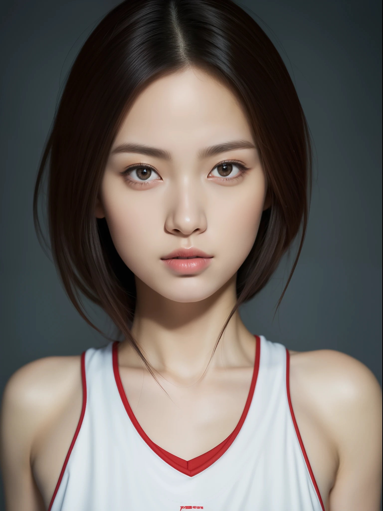 basketball wear,japanese lady ,enter the whole body,RAW photo,best quality,realistic, photo-realistic, best quality ,masterpiece,an extremely delicate and beautiful, extremely detailed,2k wallpaper, Amazing, finely detail, 8k wallpaper,huge filesize , ultra-detailed, highres, extremely detailed,realistic, 8K, Ultra-High Definition, highest quality, ultra high resolution, (realistic:1.4), High quality texture,