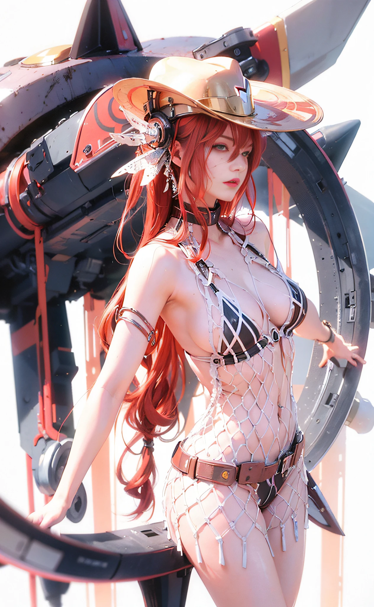 (1girl:1.3), solo,__body-parts__, official art, unity 8k wallpaper, ultra detailed, beautiful and aesthetic, beautiful, masterpiece, best quality, RAW, masterpiece, super fine photo,, best quality, super high Resolution, photorealistic, sunlight, full body portrait, stunningly beautiful,, dynamic pose, delicate face, vibrant eyes, (side view), she is wearing a futuristic Iron Man mech, red and gold, Highly detailed abandoned warehouse background, detailed face, detailed complex busy background, messy, gorgeous, milky, high detailed skin, realistic skin details, visible pores, sharp focus, volumetric fog, 8k uhd, dslr camera, High quality, film grain, fair skin, photorealism, lomography, sprawling metropolis in a futuristic dystopia, view from below, translucent