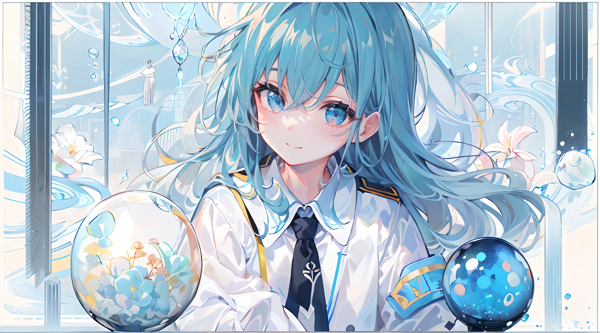 White clothes sleeves、